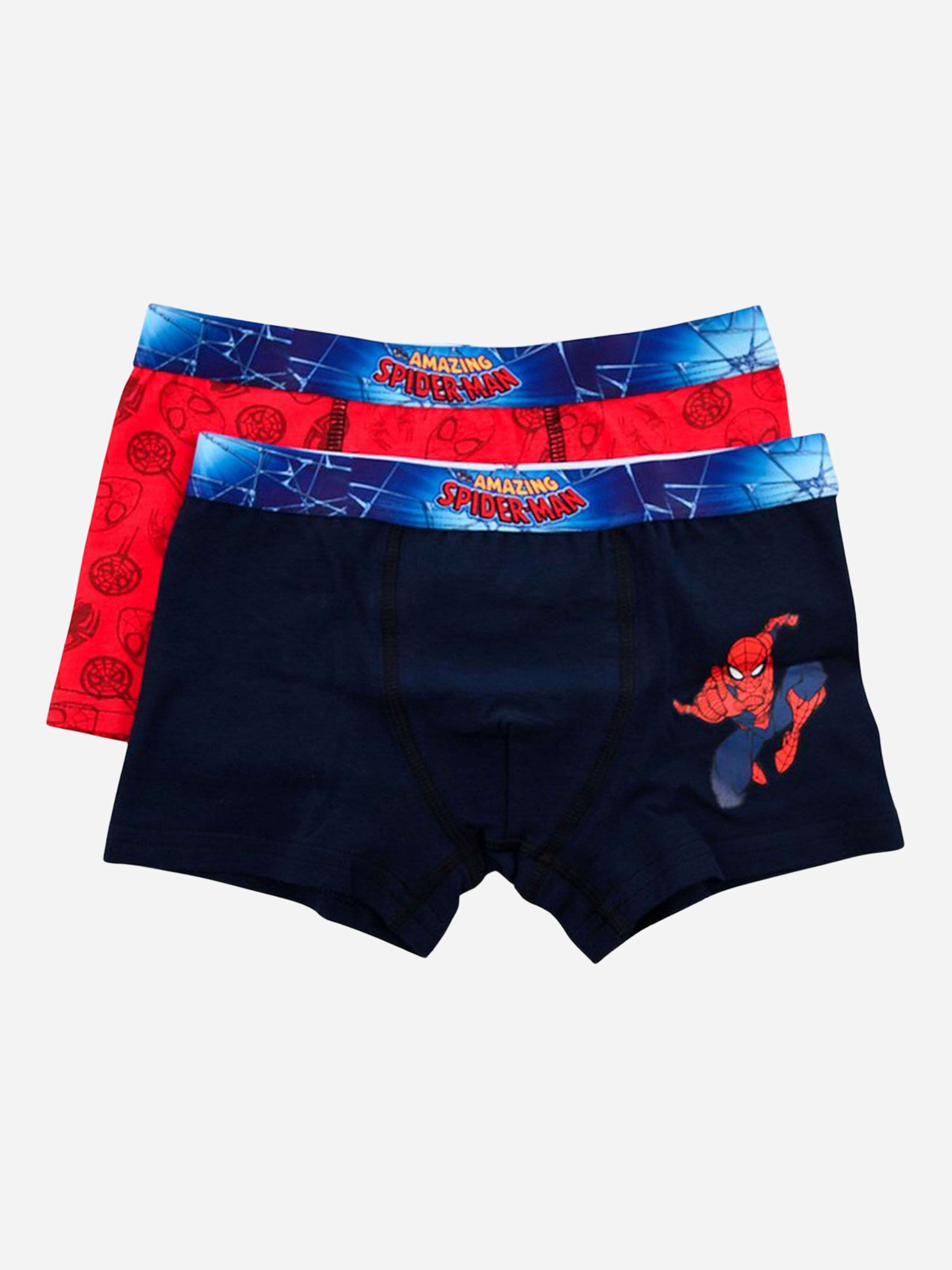 Marvel Spider-Man Boxer Unterhosen 2er-Pack, Mehrfarbig, 104