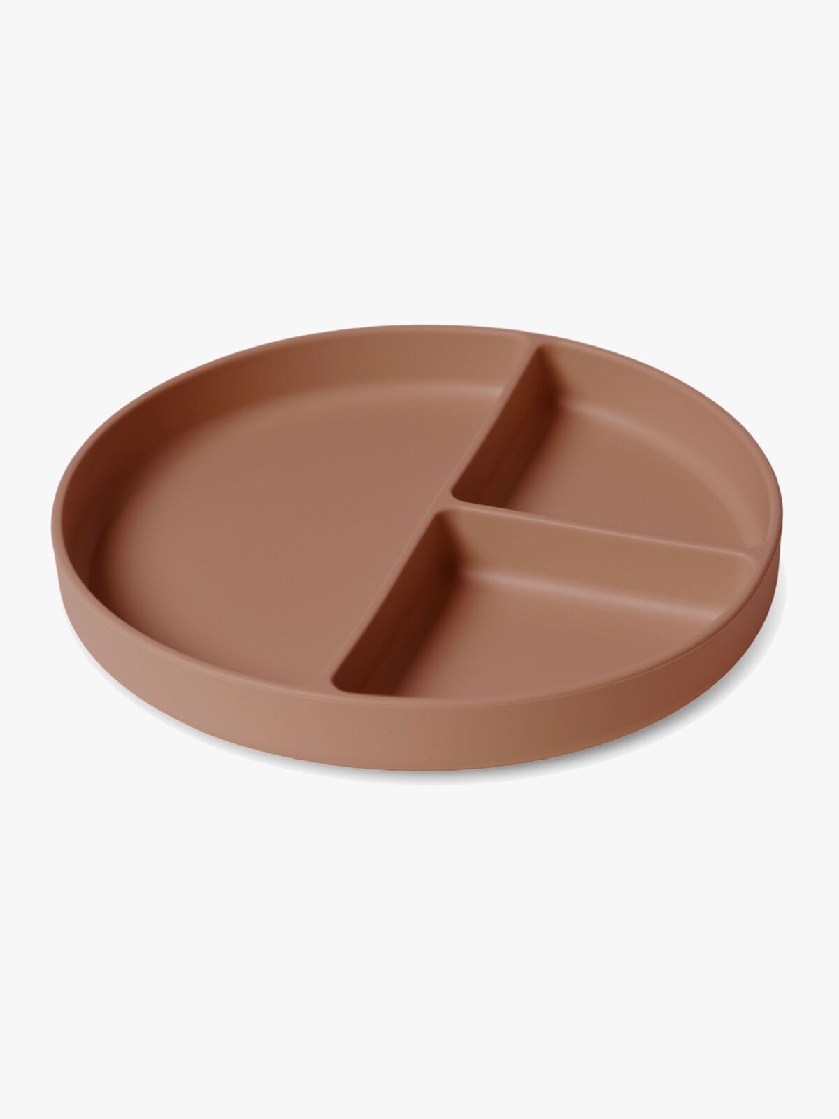 nuuroo Mingo Unterteilter Teller Silikon, Chocolate Malt