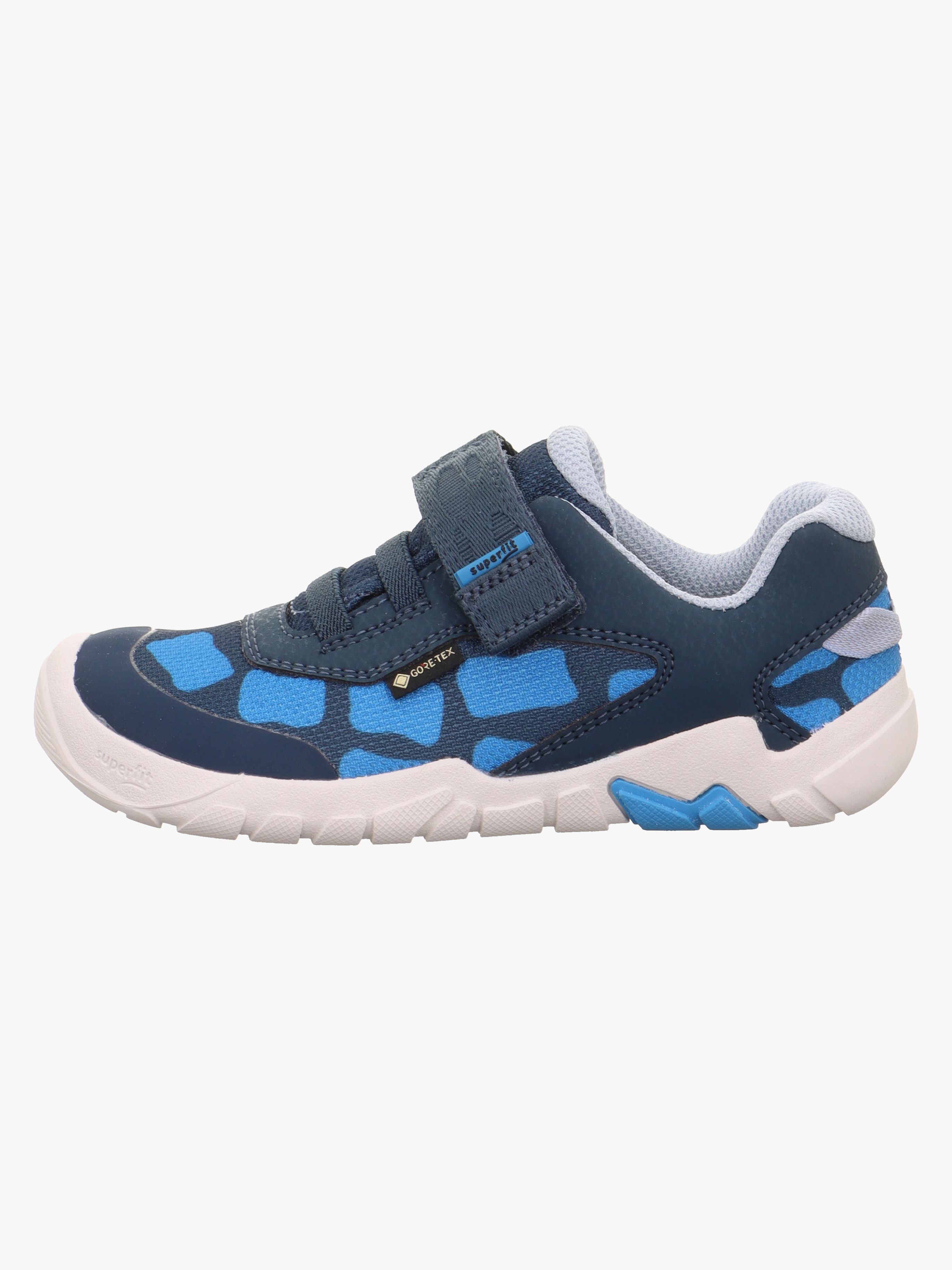 Superfit Trace Barefoot GTX Kinder Sneaker, Blue/Turquoise, 29, Kinderschuhe