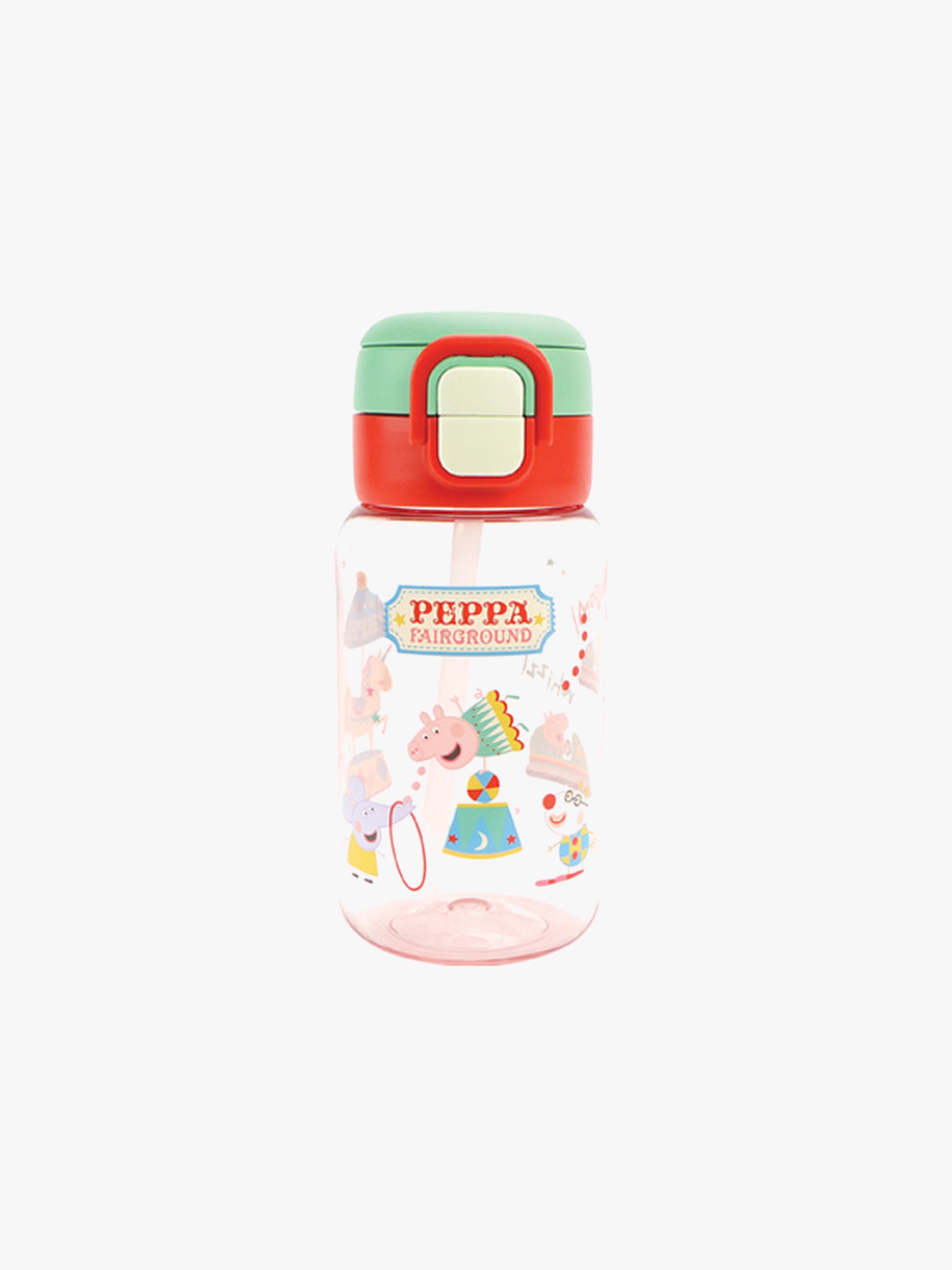 Nuby Peppa Pig 2-in-1 Trinkflasche 550 ml, Rot