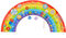 VIGA Wandspielzeug Regenbogen