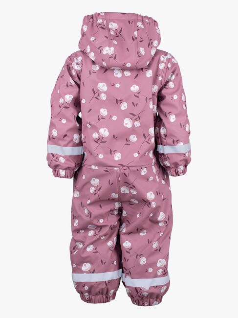 Lindberg Lekhyttan Gefütterter Regenoverall, Dahlia/White