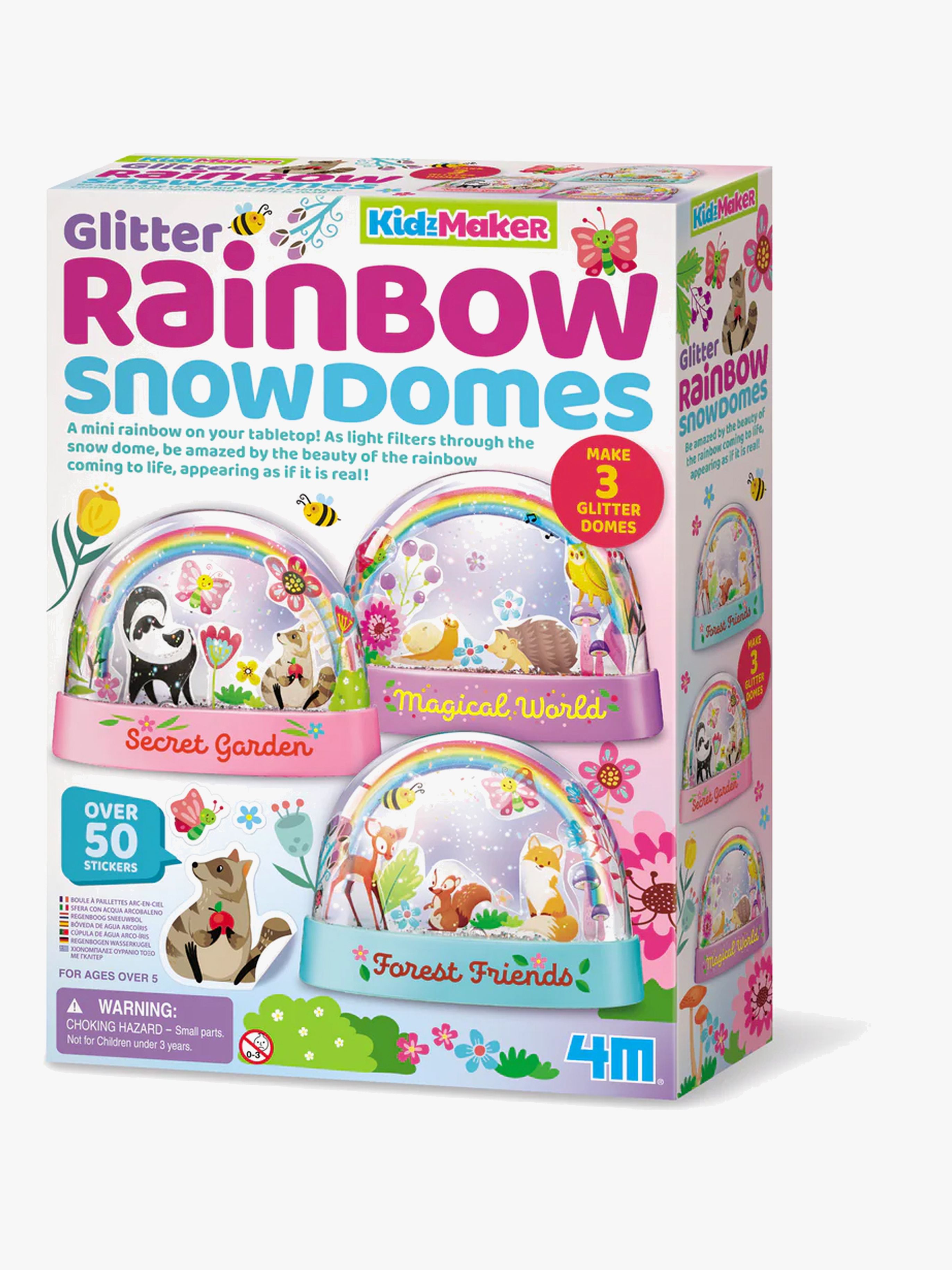 KidzMaker DIY-Set Regenbogen Schneekugel