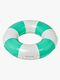 SUNNYLiFE Mini Schwimmring, Pool Party Green Stripe