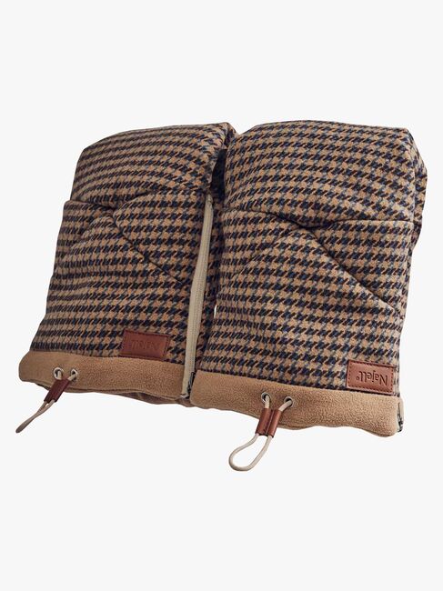 Najell Kinderwagen Handwärmer, Houndstooth Beige