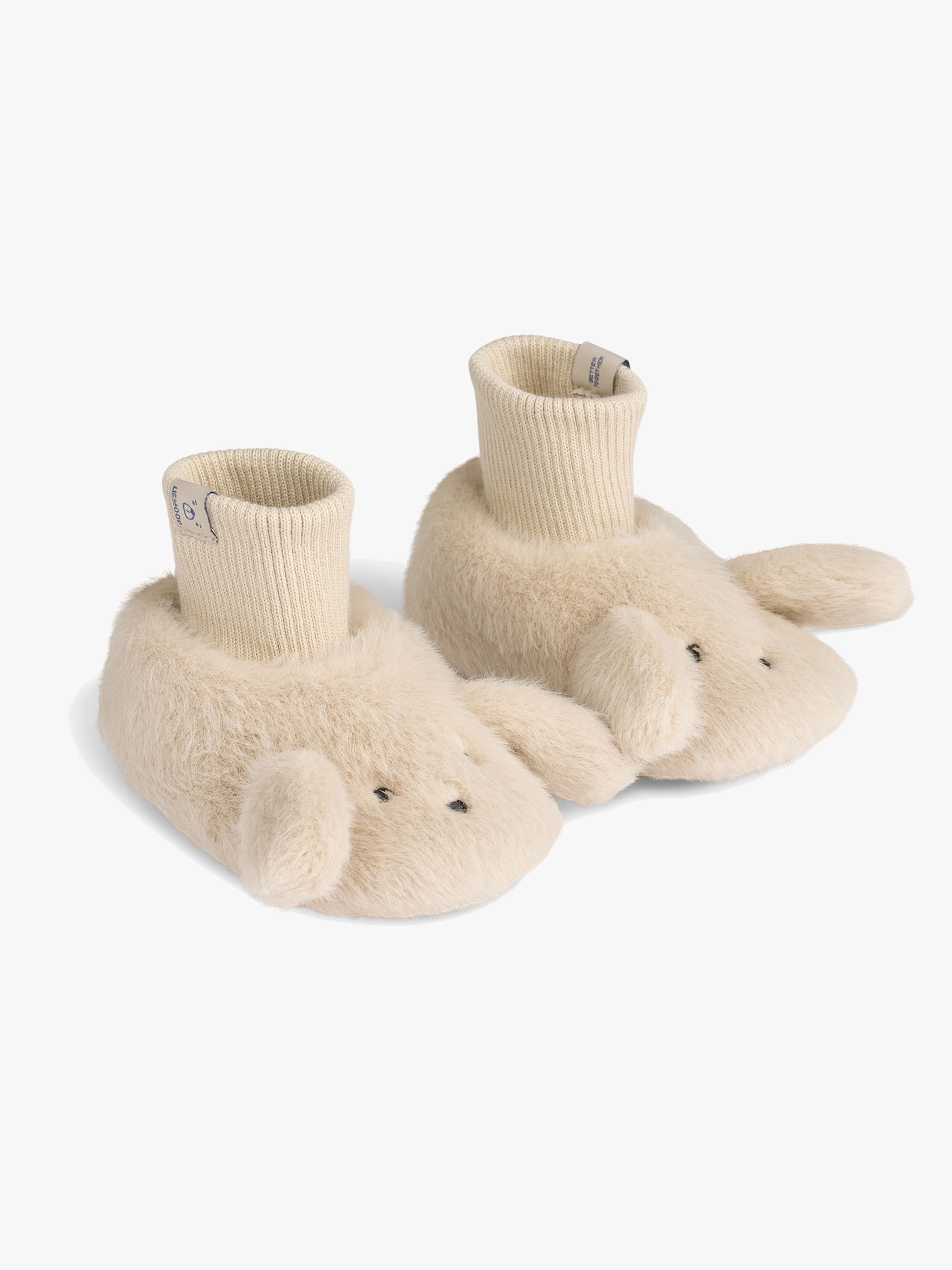 Beth Rabbit Plush Pantoffeln, Mist, 18-19