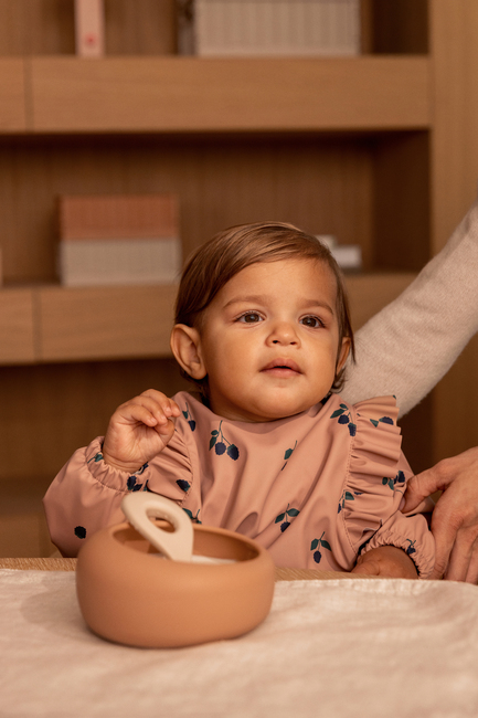 LIEWOOD Sparia Schüssel & Löffel Set, Tuscany rose/Apple blossom