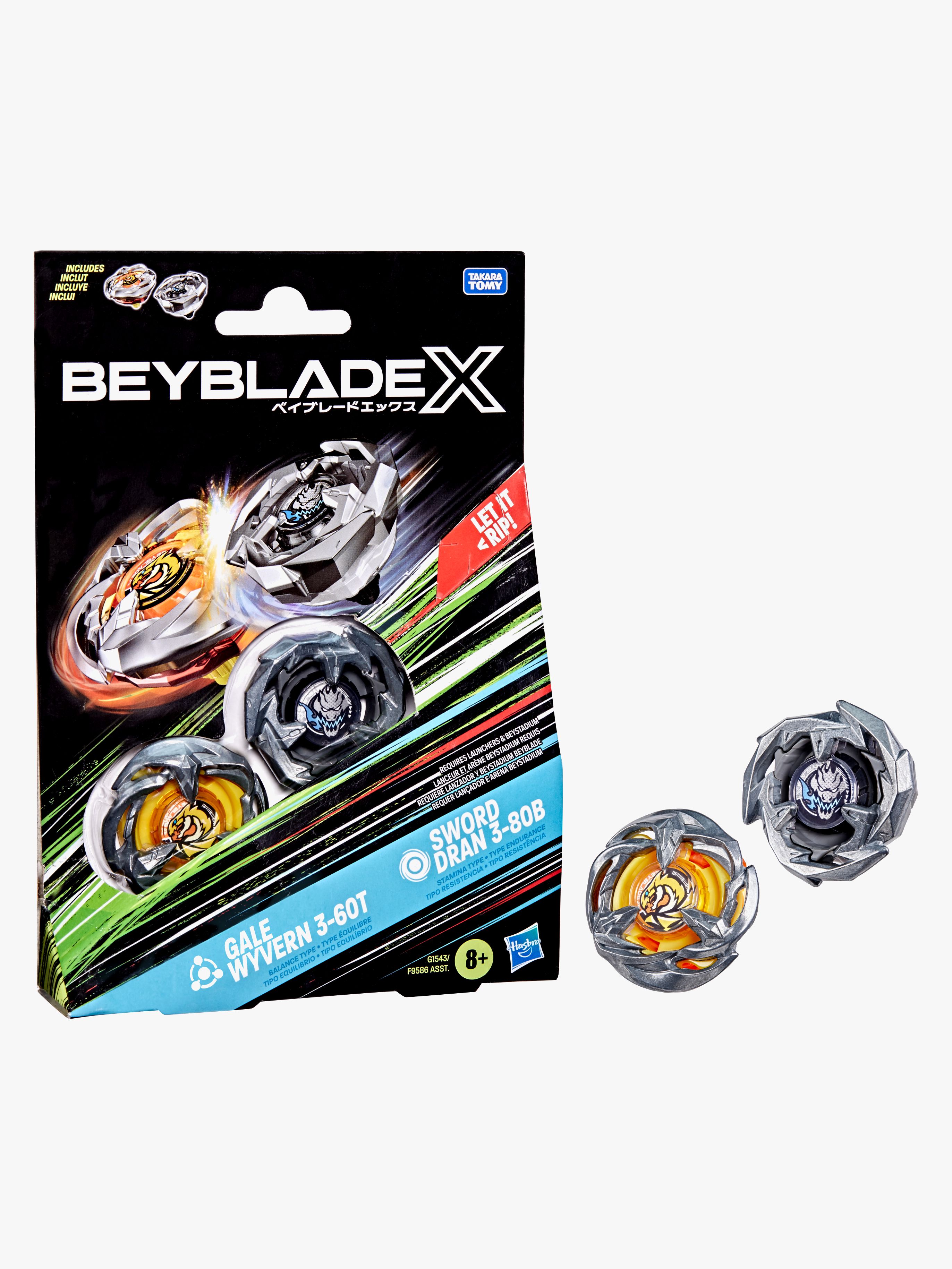 Beyblade Gale Wyvern &  Sword Dran Spinner 2er-Pack