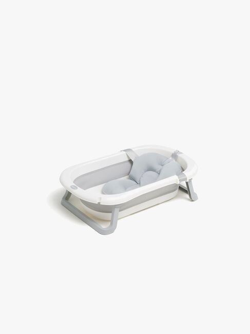 Beemoo CARE Assist Badewanne inkl. Badestütze und Badestativ, White/Grey
