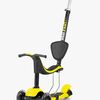 Milly Mally Little Star Rutschfahrzeug/Scooter 3-in-1, Gelb