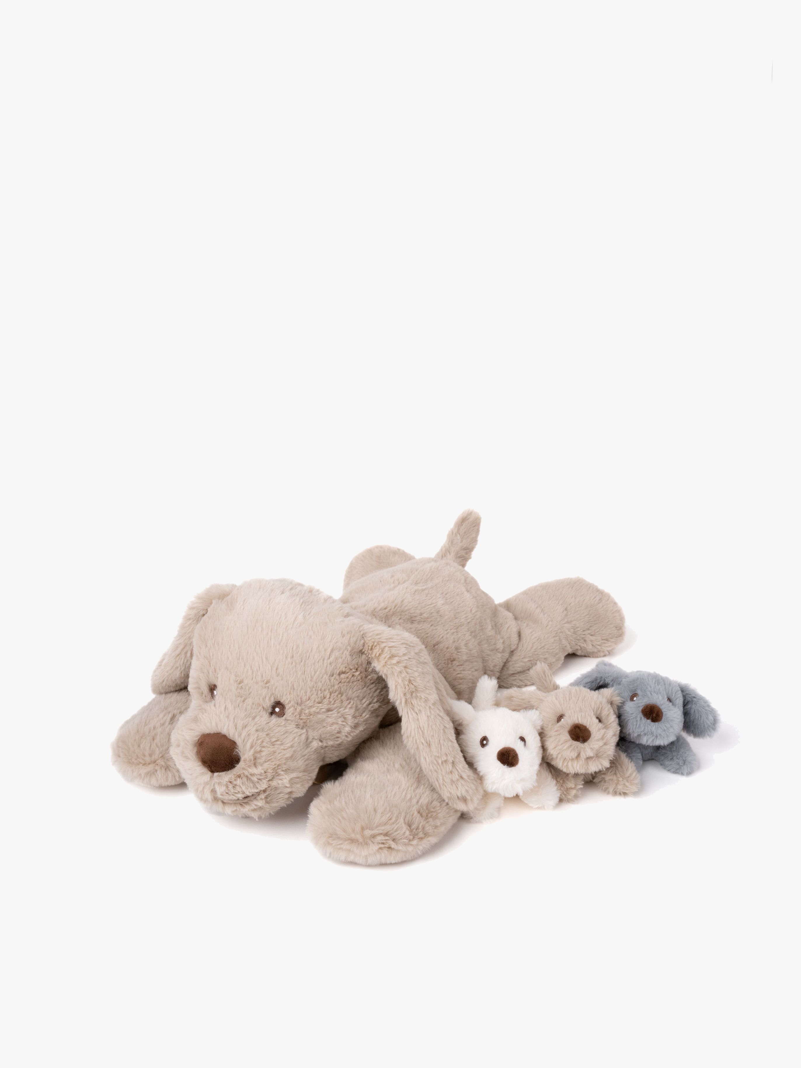 Teddykompaniet Plüschspielzeug Hund mit Welpen