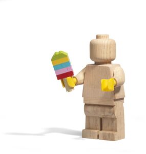 LEGO Minifigur aus Holz