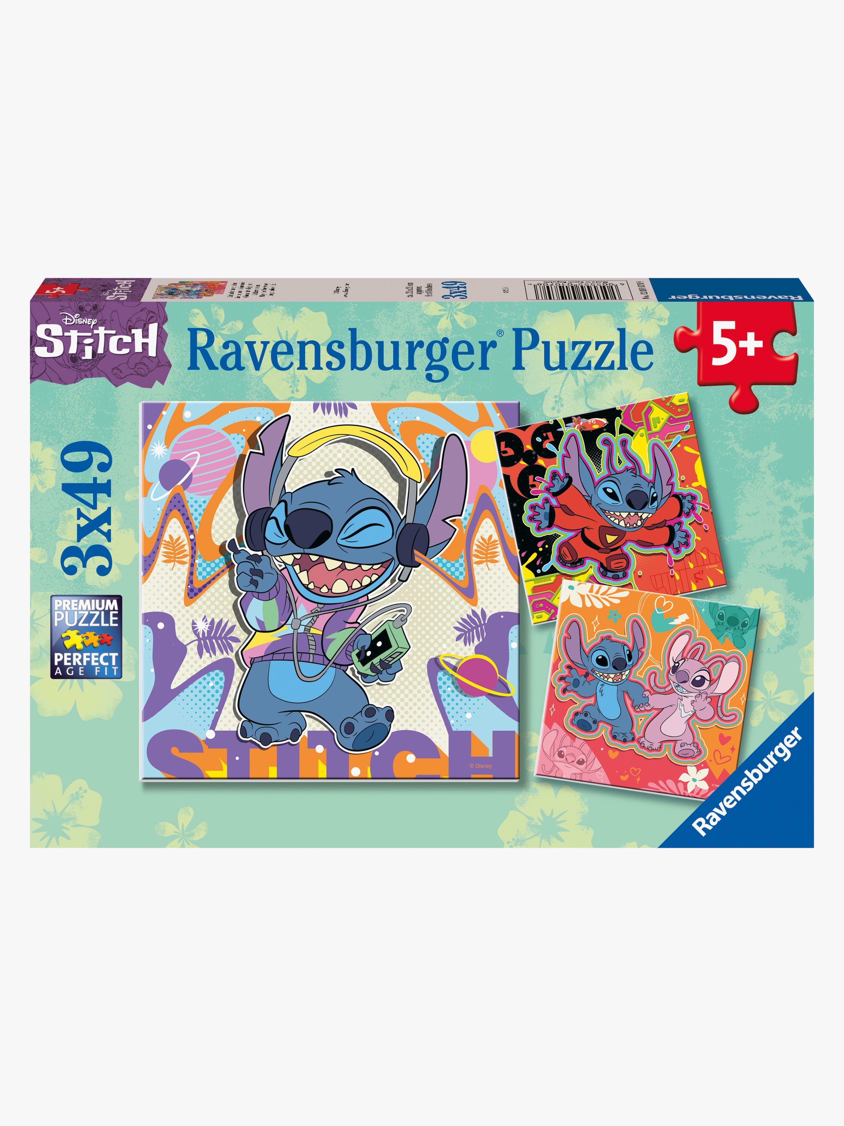 Disney Stitch Puzzles 3x49 Teile
