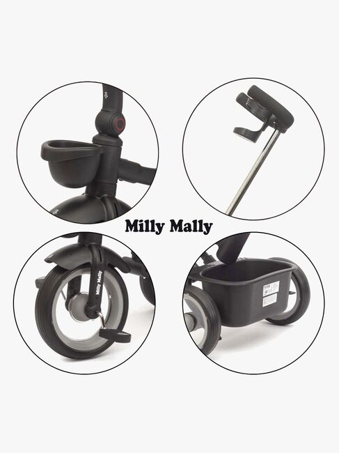 Milly Mally Twinkle Dreirad, Grau