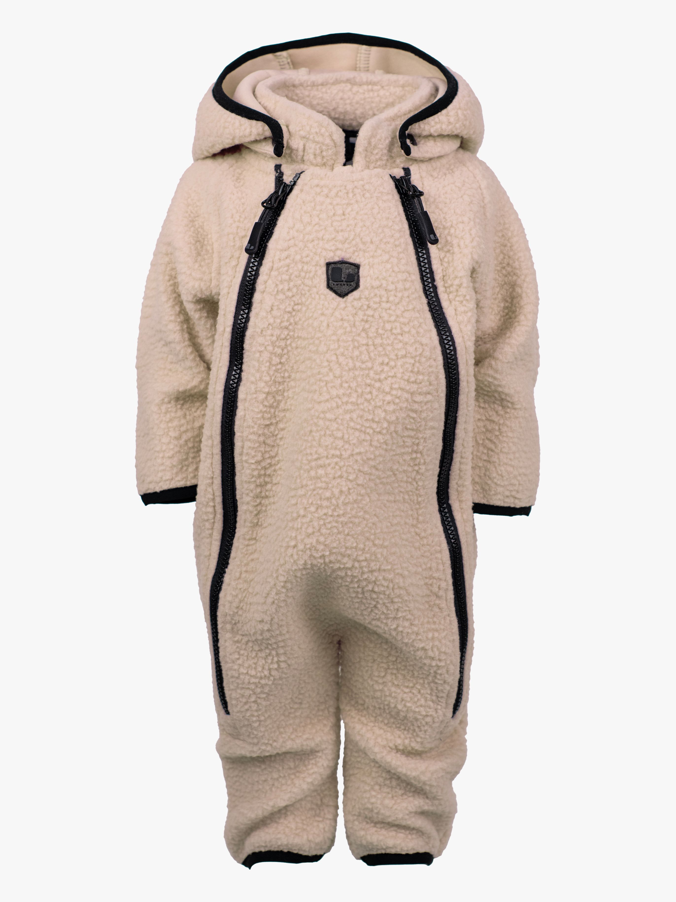 Lindberg Ramund Fleece-Overall, Beige, 104
