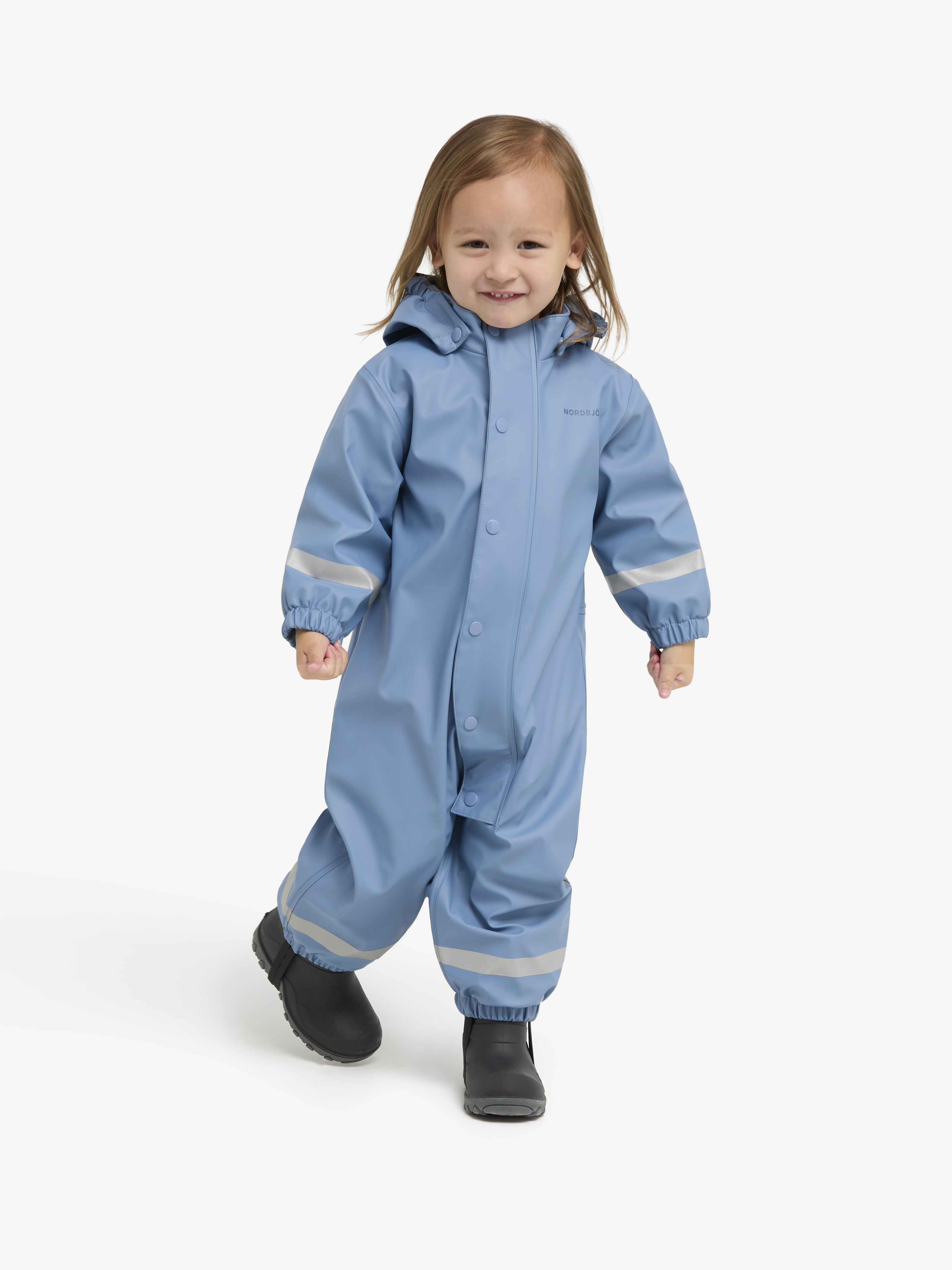 Nordbjörn Nordsjön Gefütterter Regenoverall, Blau, 104
