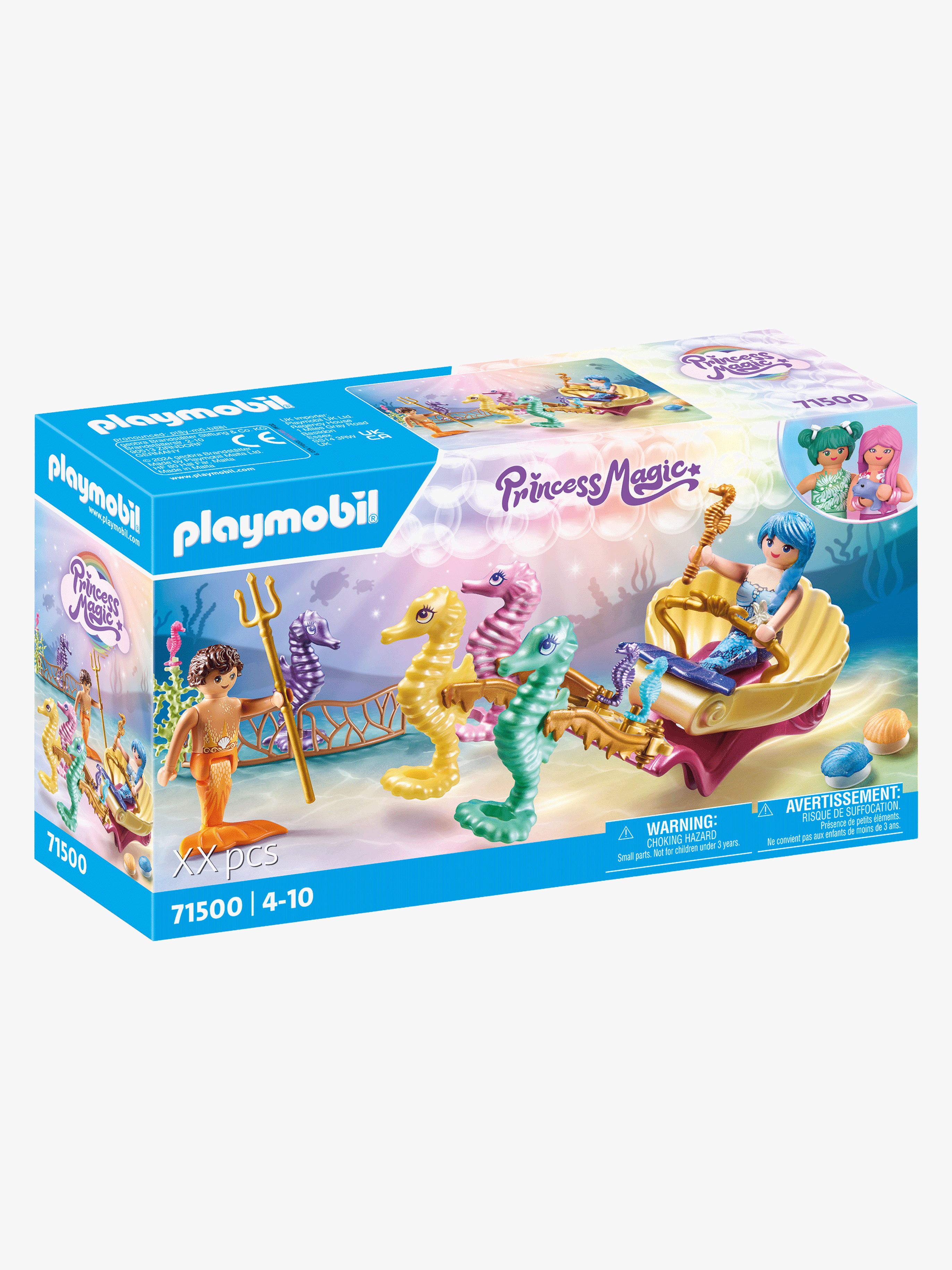 Playmobil 71500 Princess Magic Bausatz Meeresbewohner mit Seepferdchenkutsche