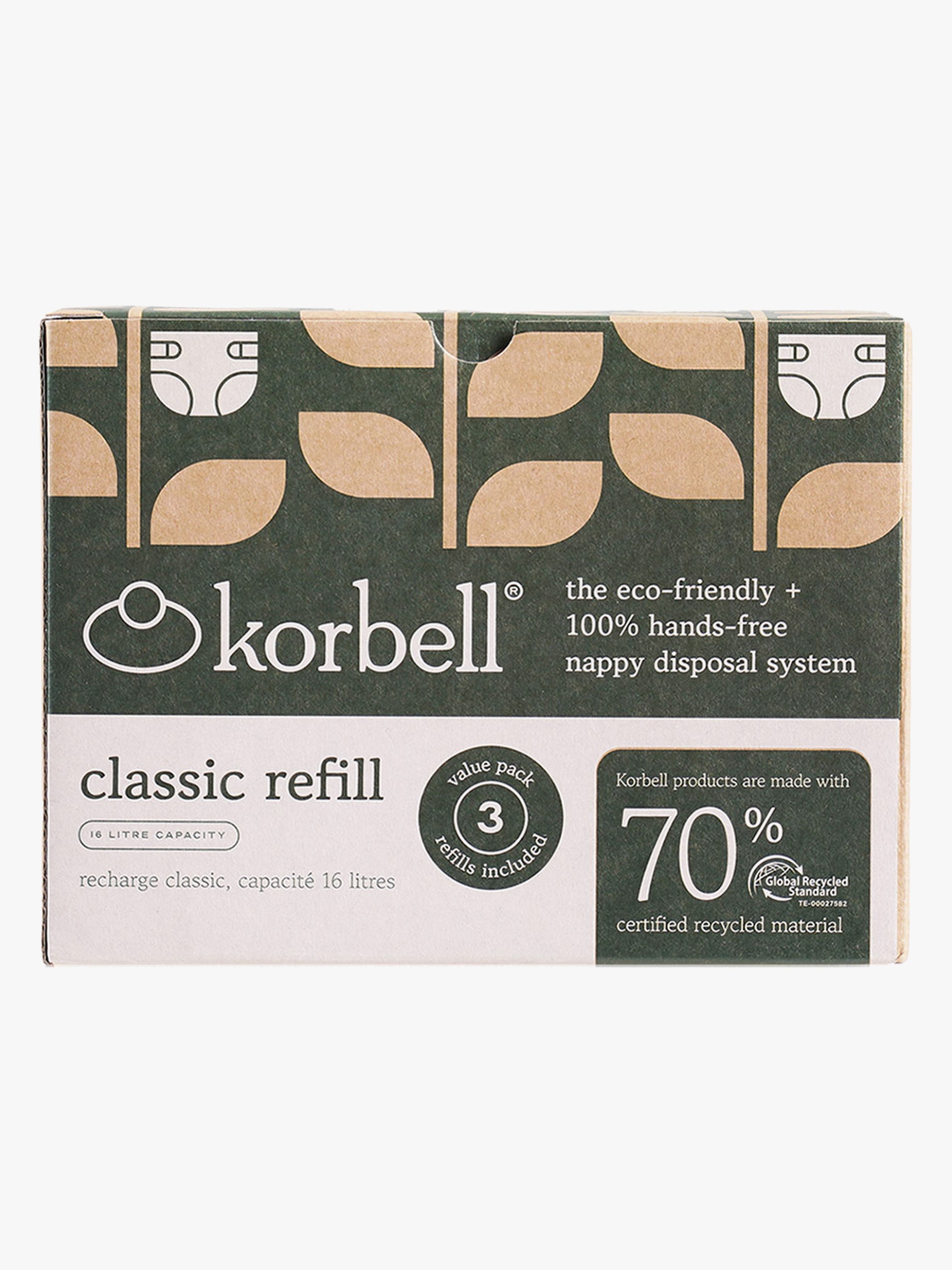 Korbell Classic Nachfüllpackung 3er-Pack