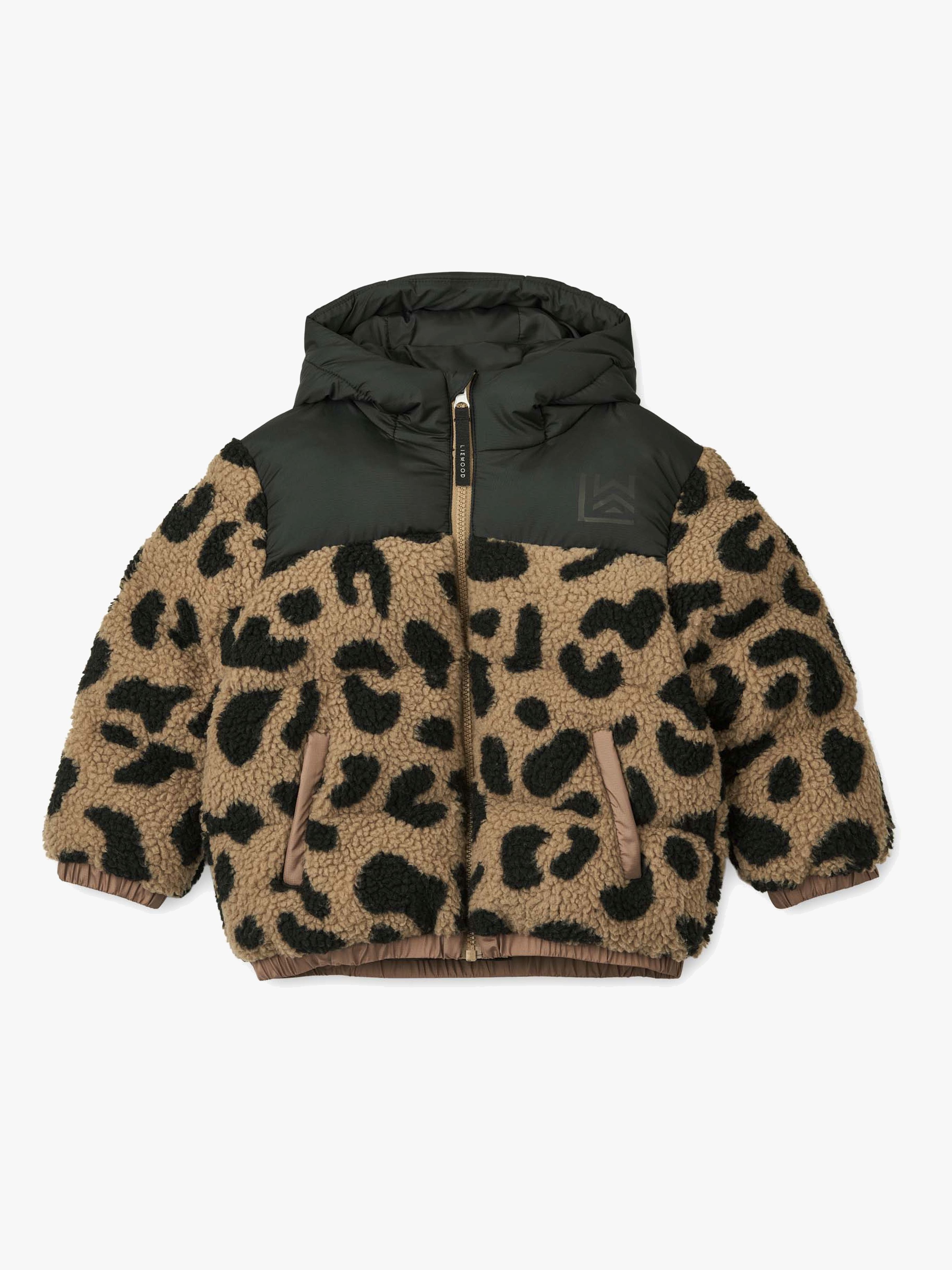 LIEWOOD Niko Fleecejacke, Mega Leo/Oat Mix, 122