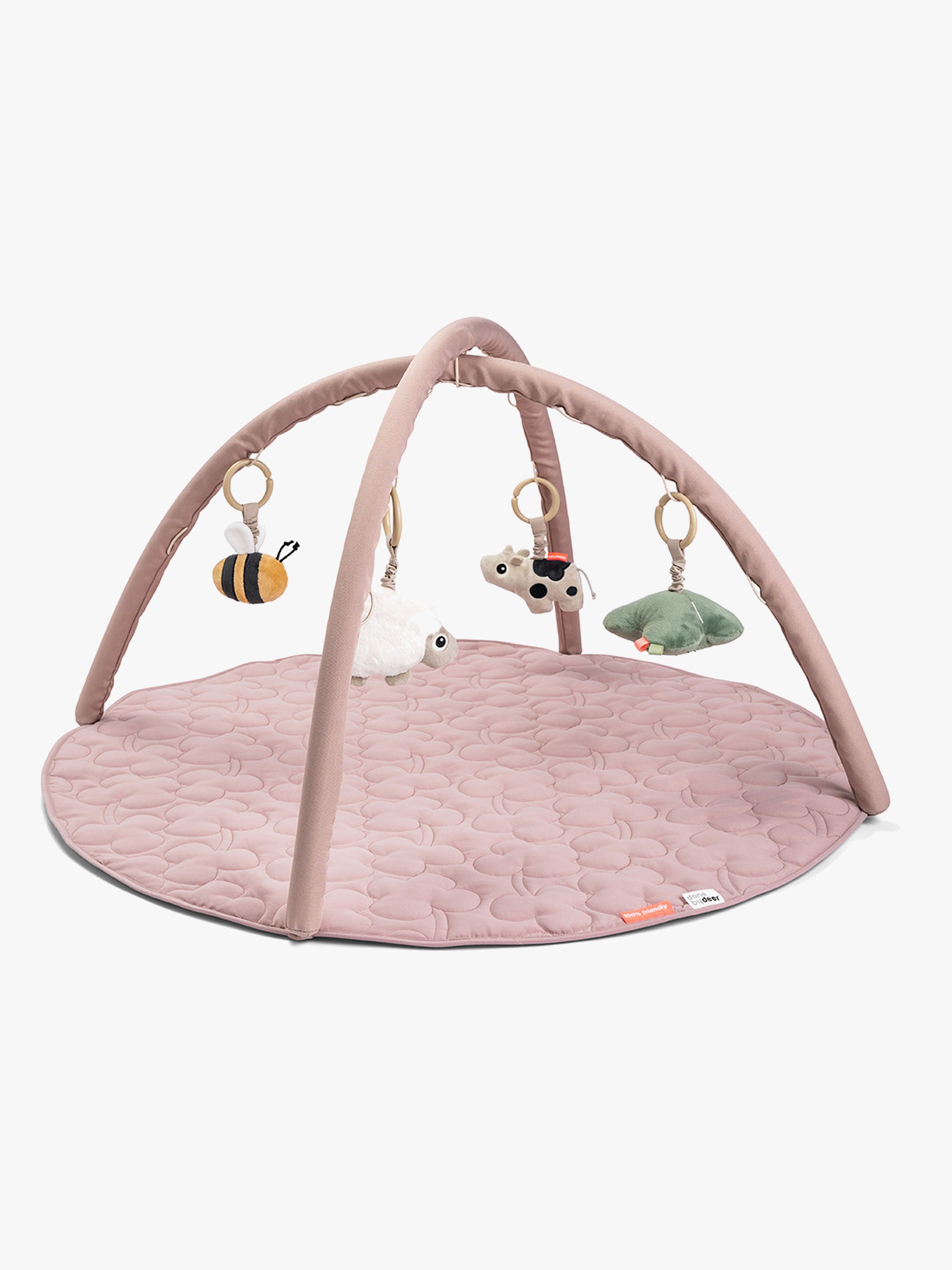 Done By Deer Tiny Farm Spielbogen, Powder, Babyspielzeug