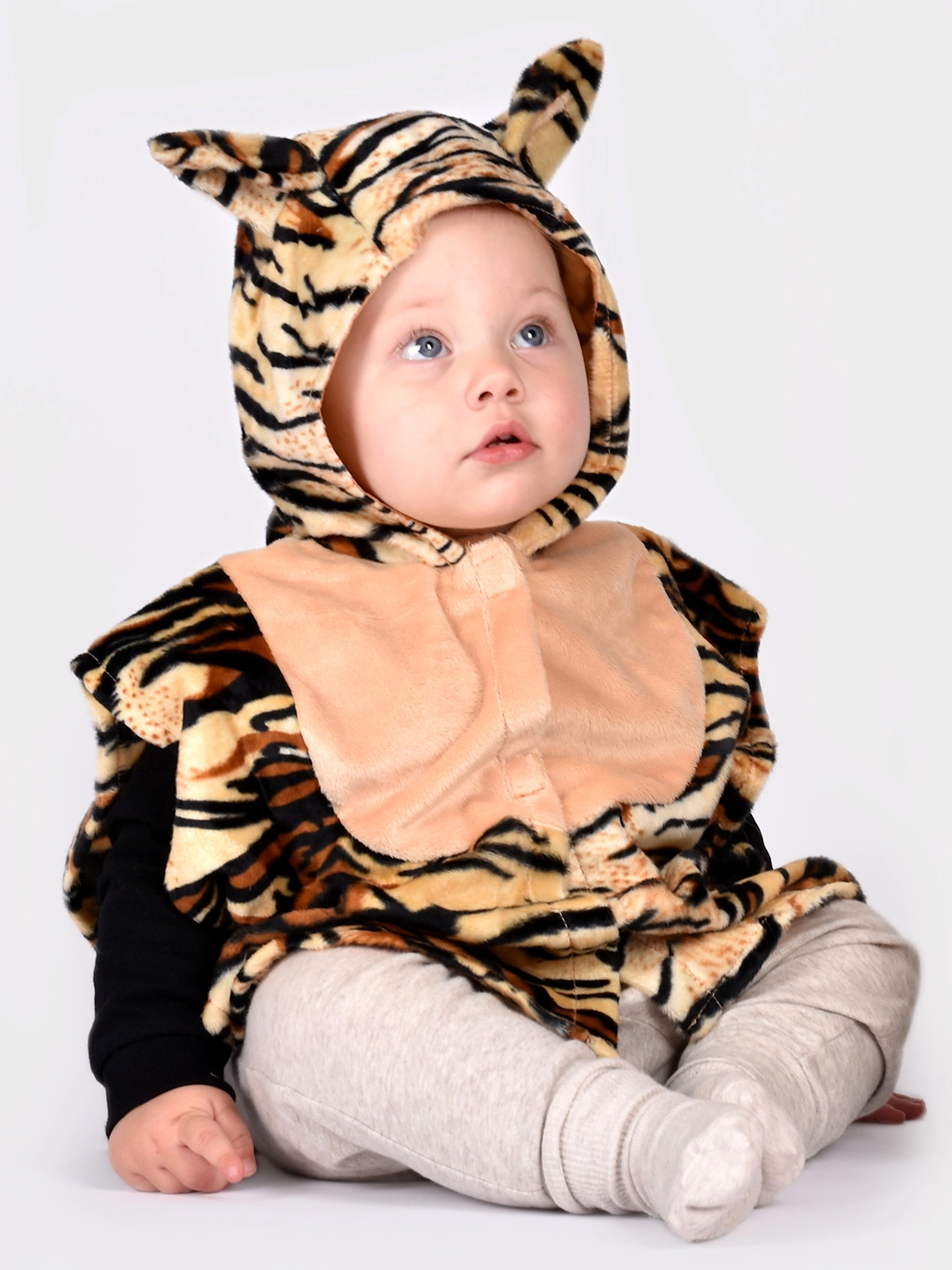 Kostüm Tiger 86-110 cm, Braun