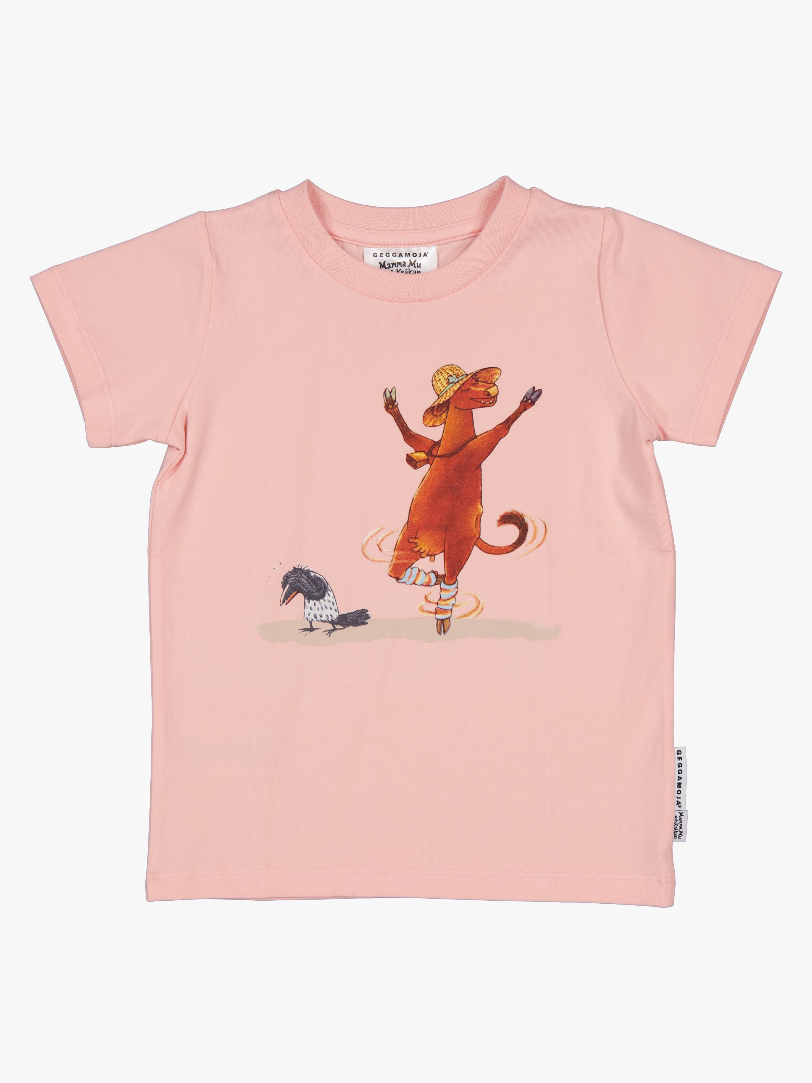 Geggamoja T-Shirt Mama Muh, Rosa, 110-116