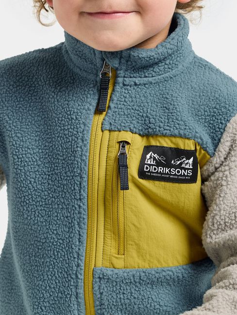 Didriksons Anten Fleecejacke, Factory Blue