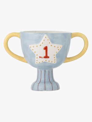 Bloomingville MINI, Trophy Blumentopf Keramik, Mehrfarbig