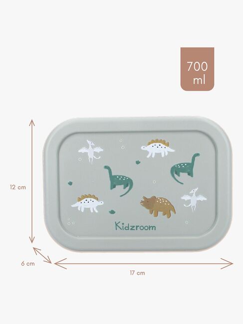 Kidzroom Silikon Brotdose Small Talk, Grün