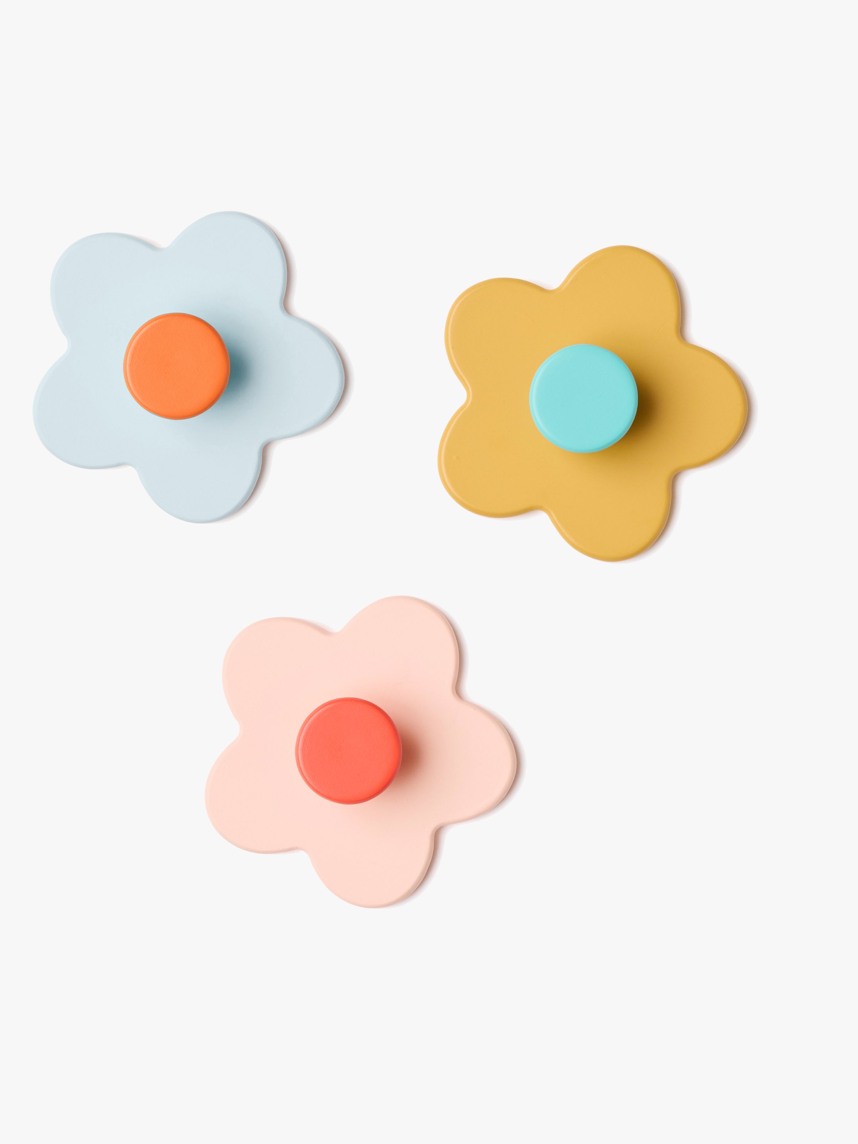 Kid's Concept Haken Blume 3er-Pack, Mix