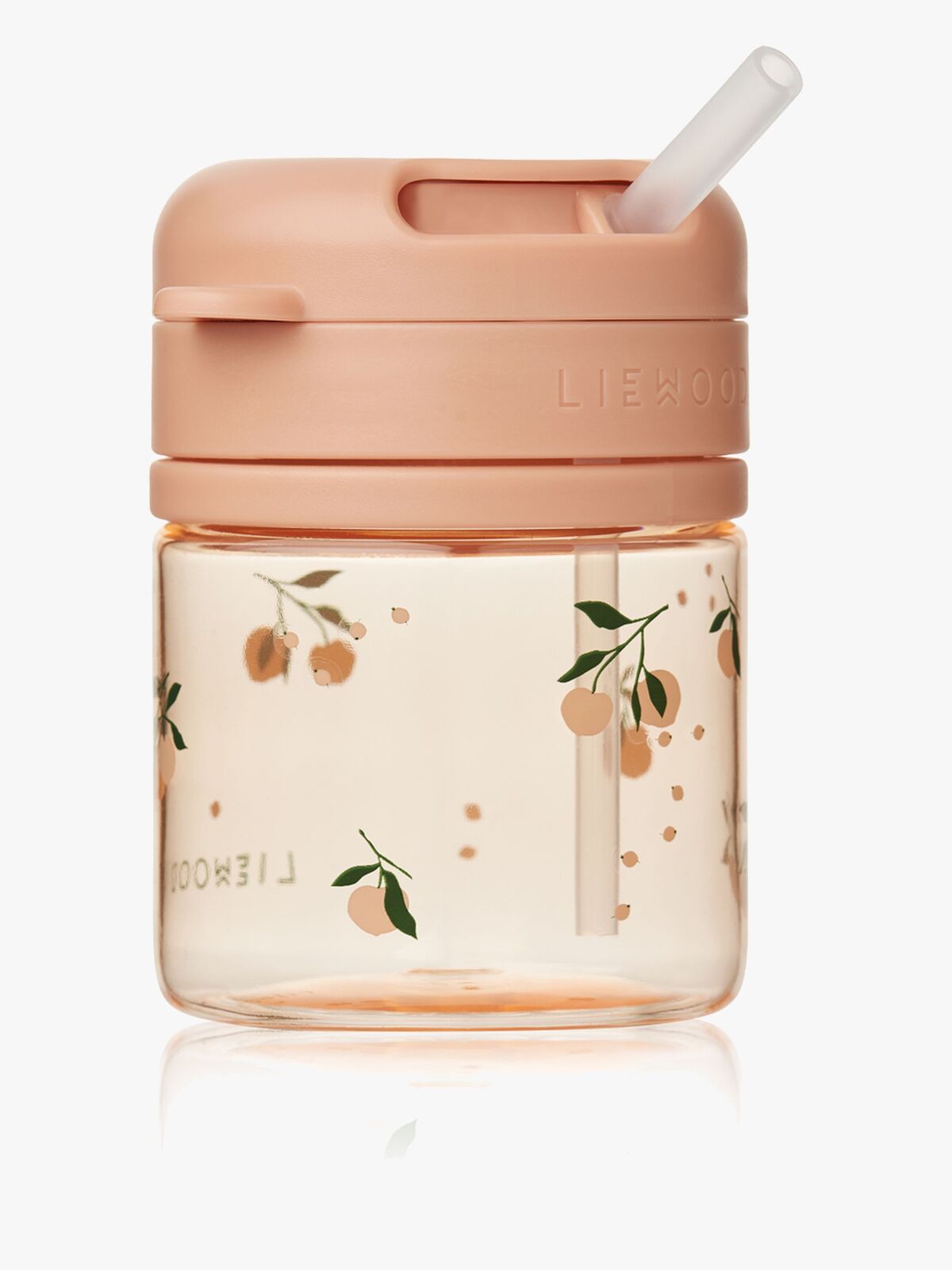 LIEWOOD Pavia Tritan Trinkhalmbecher 280 ml, Peach/Sea Shell