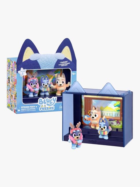 Bluey Fuzzies Figurenset Episode 3er-Pack Gemischte Auswahl