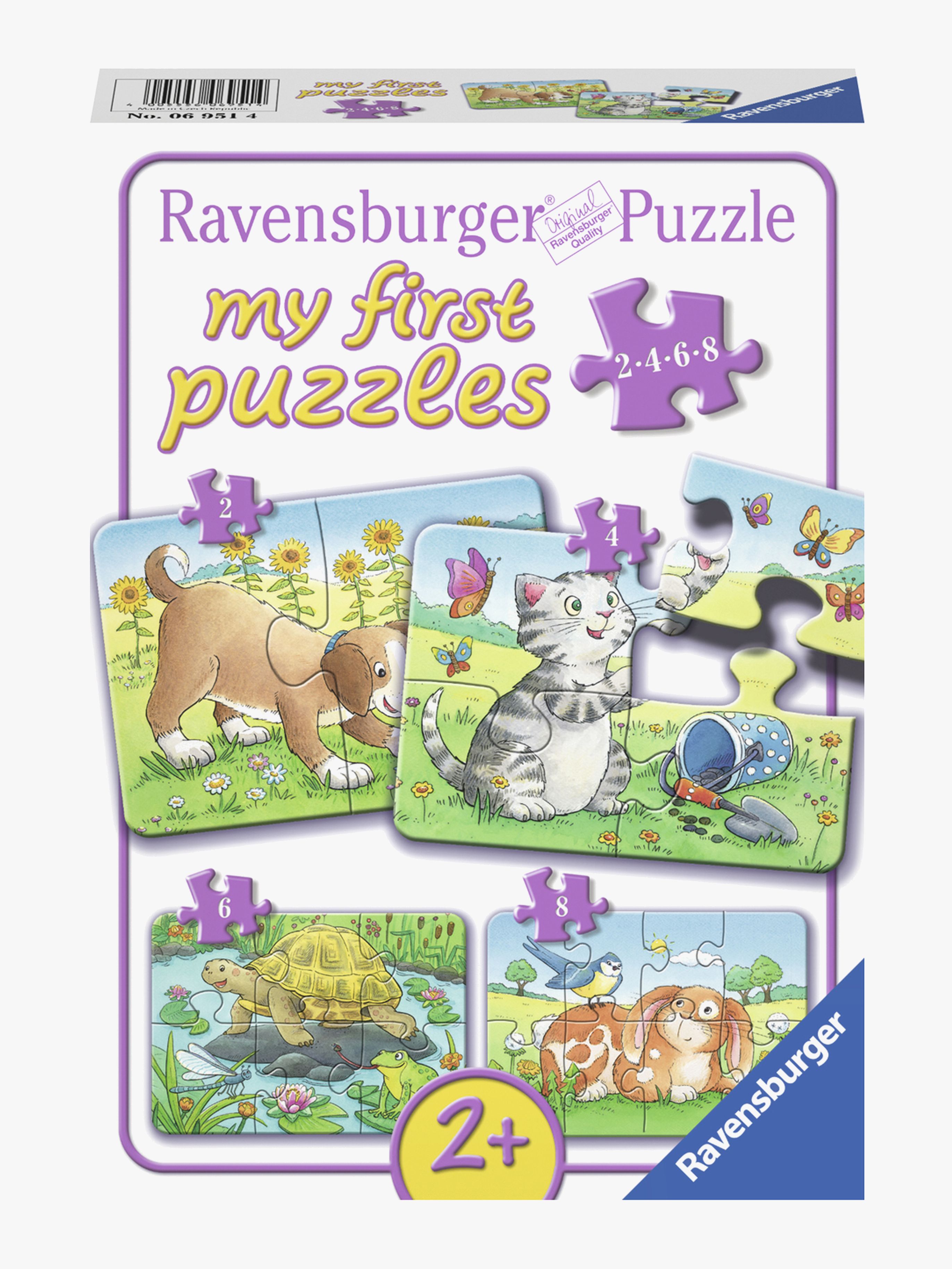 Puzzle Niedliche Tiere 2, 4, 6 & 8 Teile