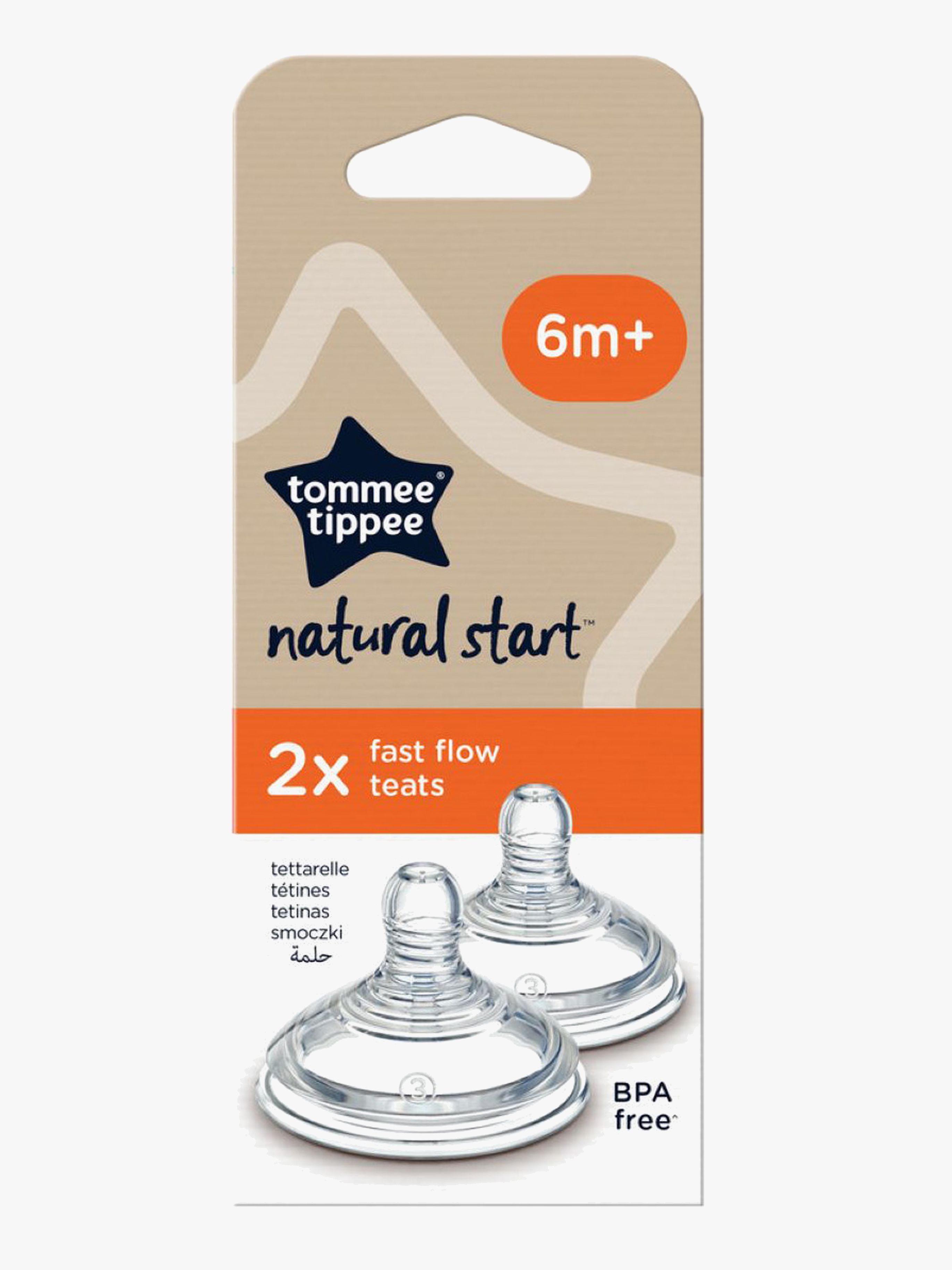 Natural Start Fast Flow Sauger 2er-Pack