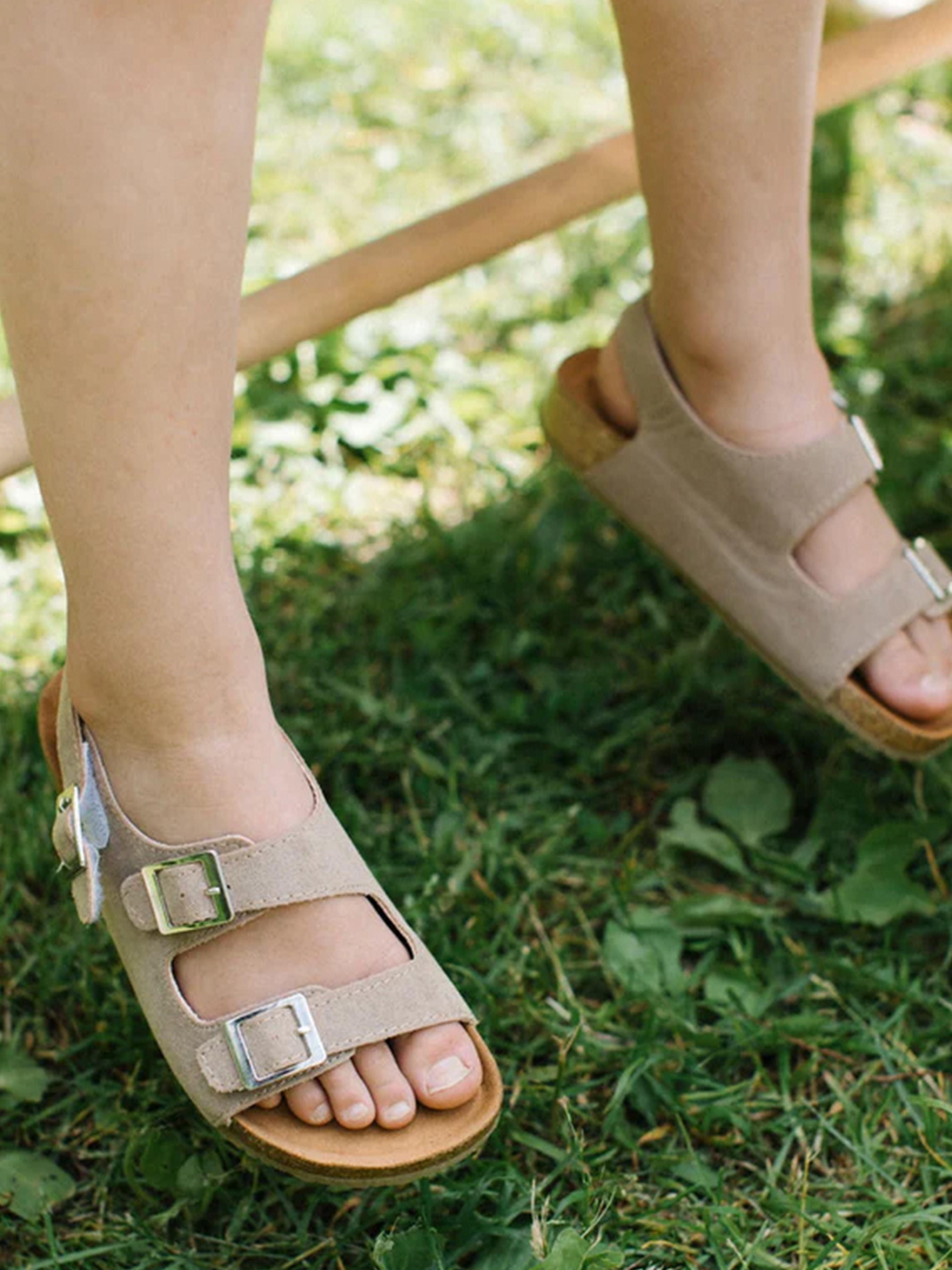 Vacay Kinder Sandalen, Beige, 25-26