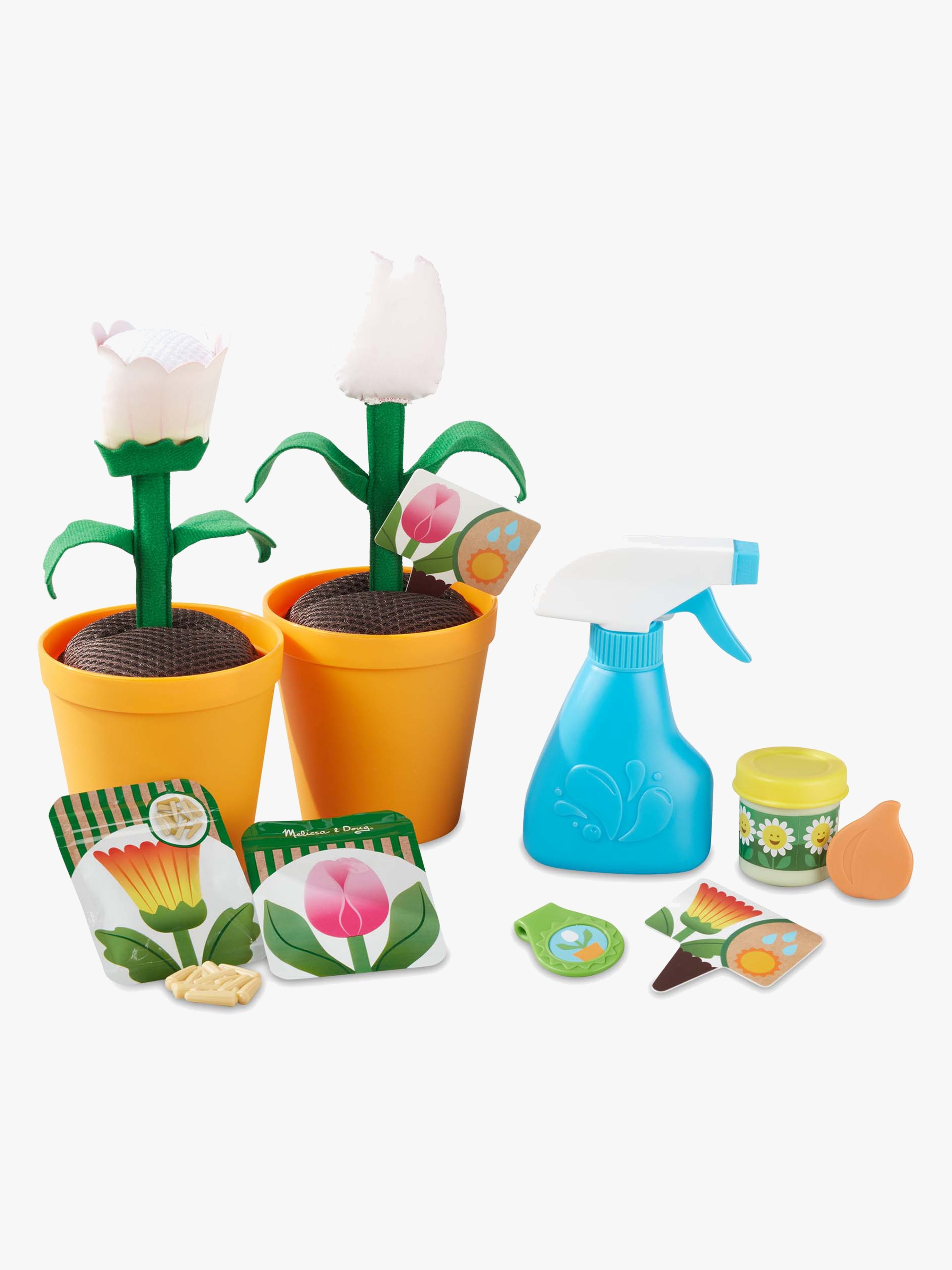 Melissa &  Doug Let's Explore Garten-Spielset mit 2 Blumen