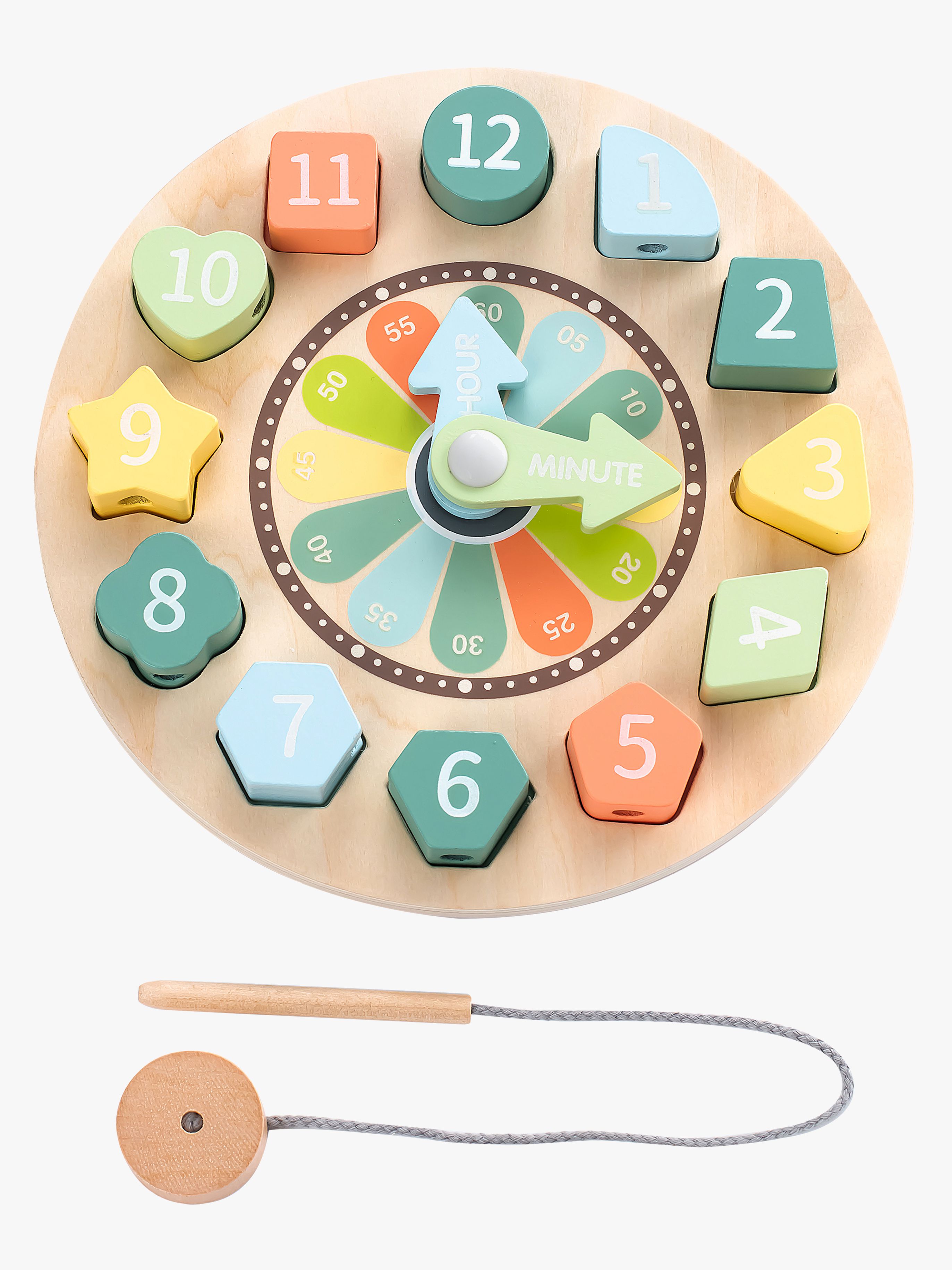 Kinder and Kids Übungsuhr mit Leuchtziffern, Babyspielzeug