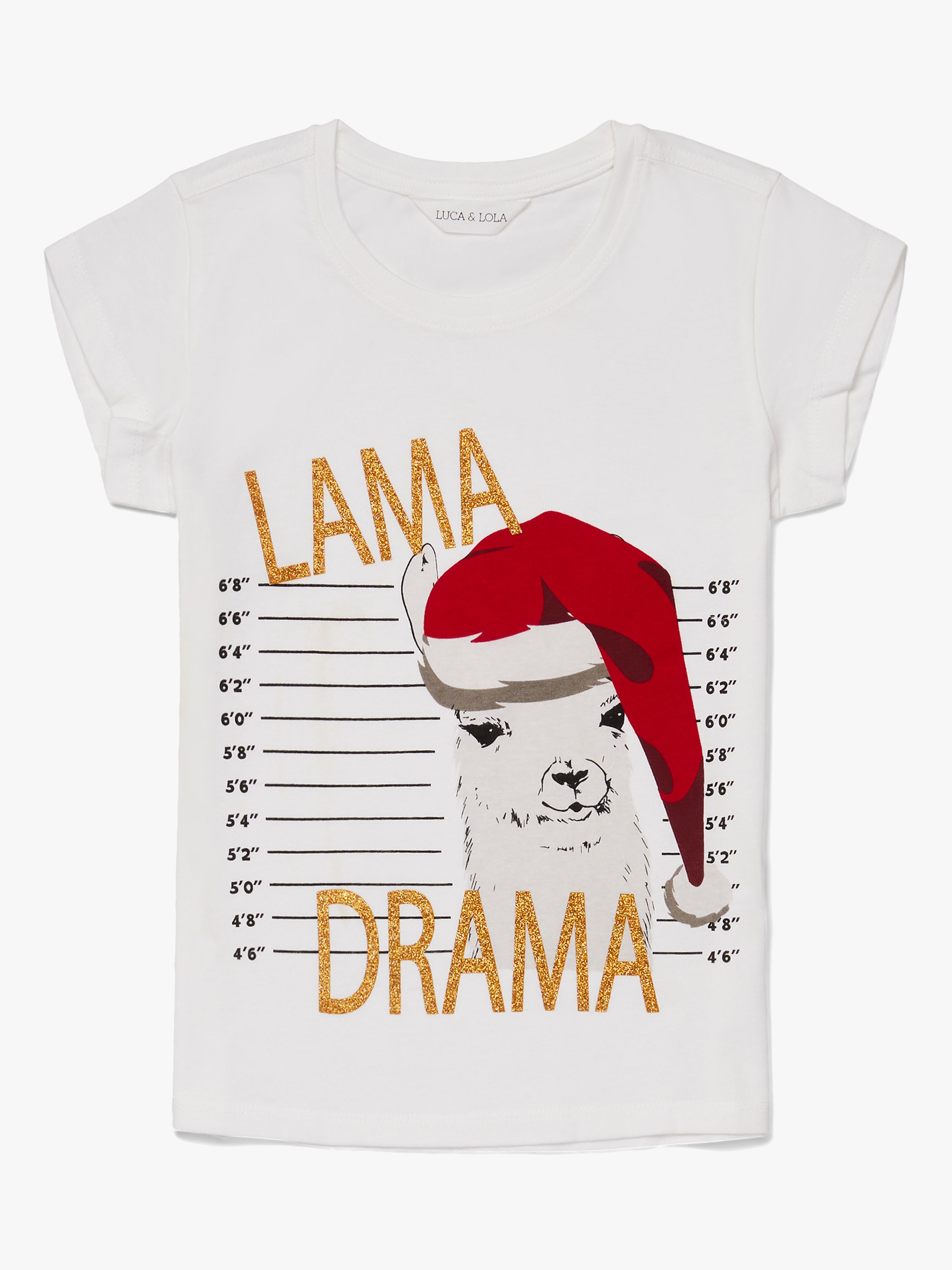 Top Lama Drama, Bright White 134-140
