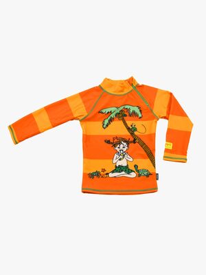 Swimpy Pippi Langstrumpf UV-Schutzshirt, Orange
