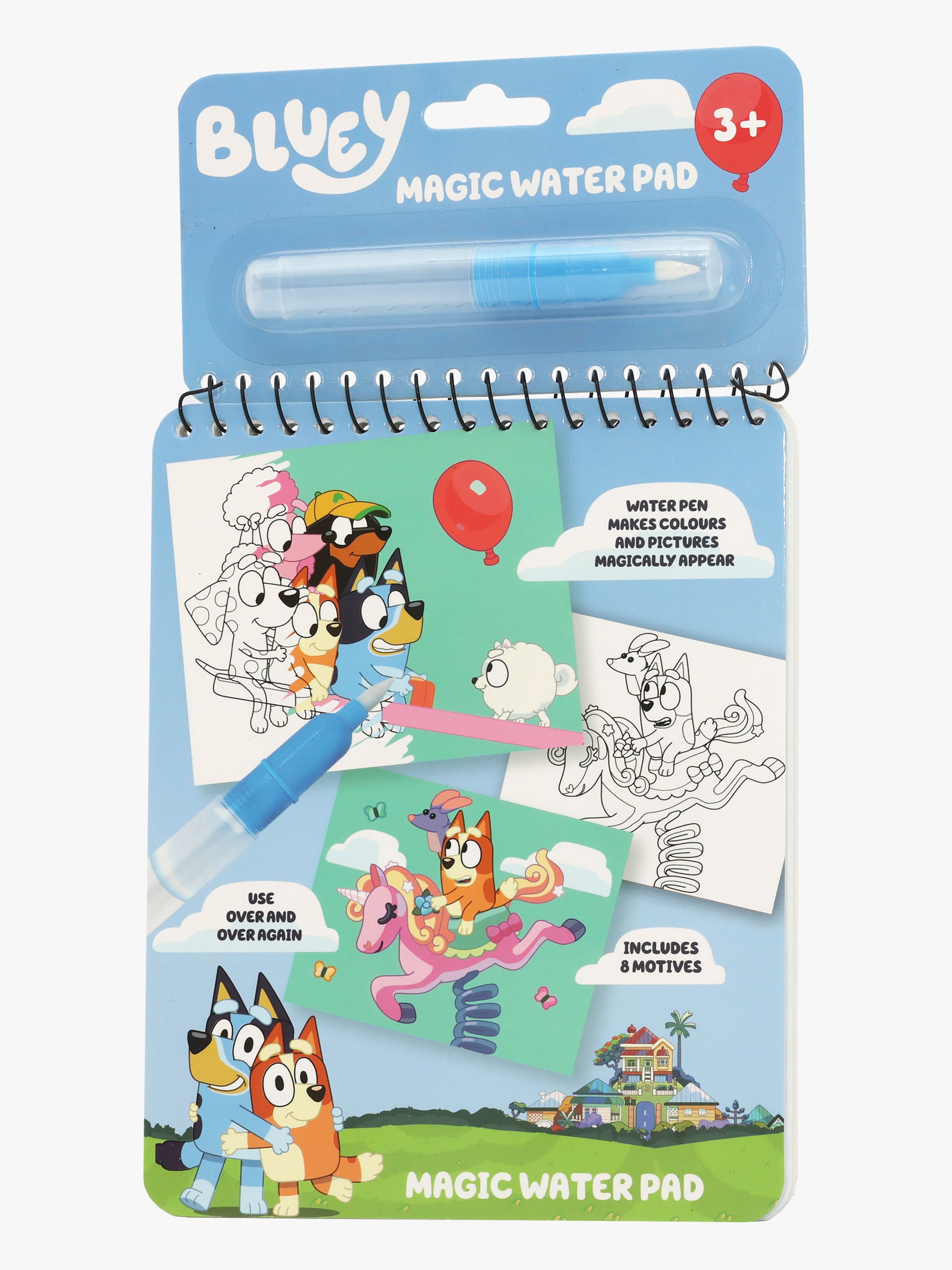 Bluey Magic Water Malbuch