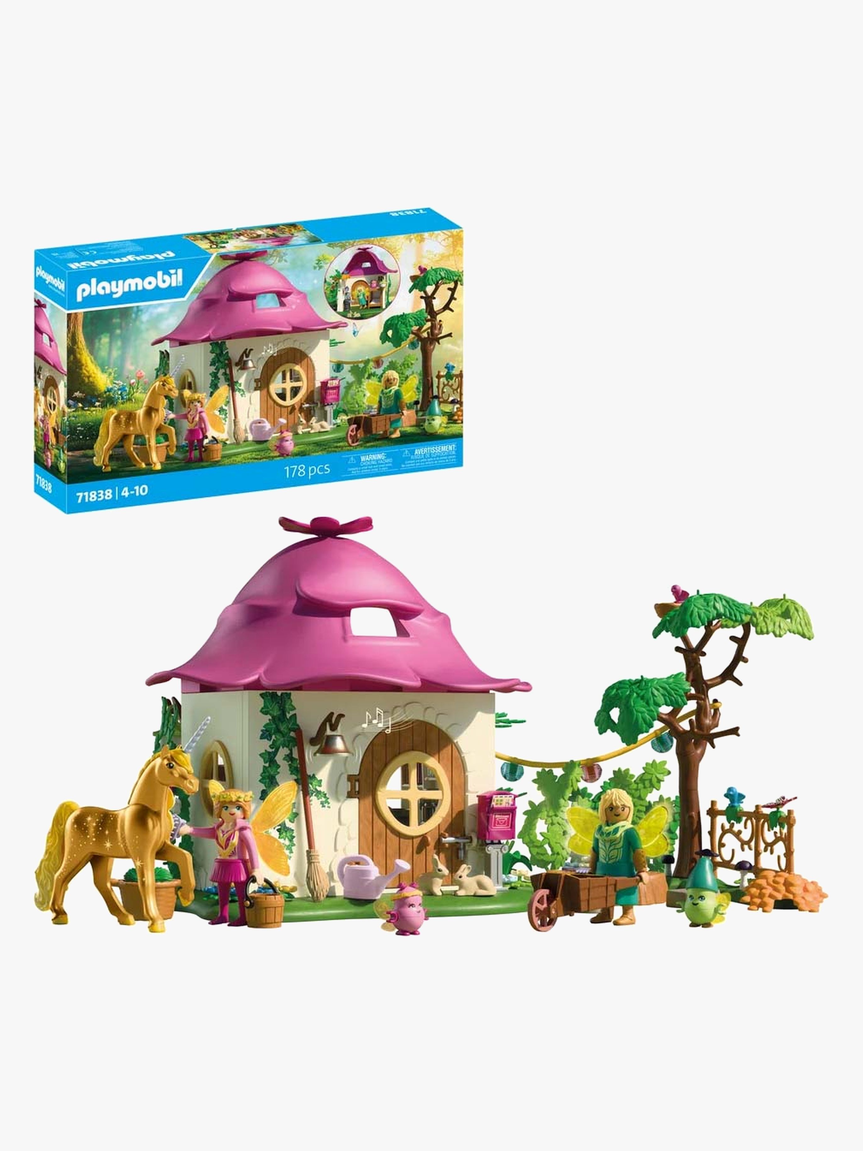 Playmobil Fantasy & Magic 71838 Gemütliches Feenhaus mit goldenem Einhorn