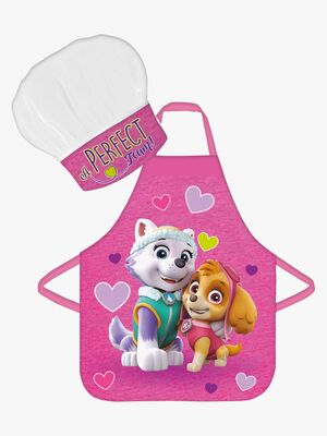Paw Patrol Schürze & Hut, Rosa