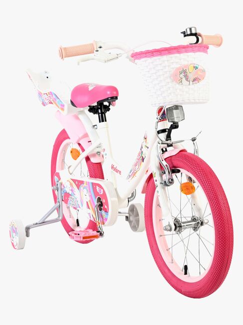 Volare Unicorn Fahrrad 16 Zoll, Weiß