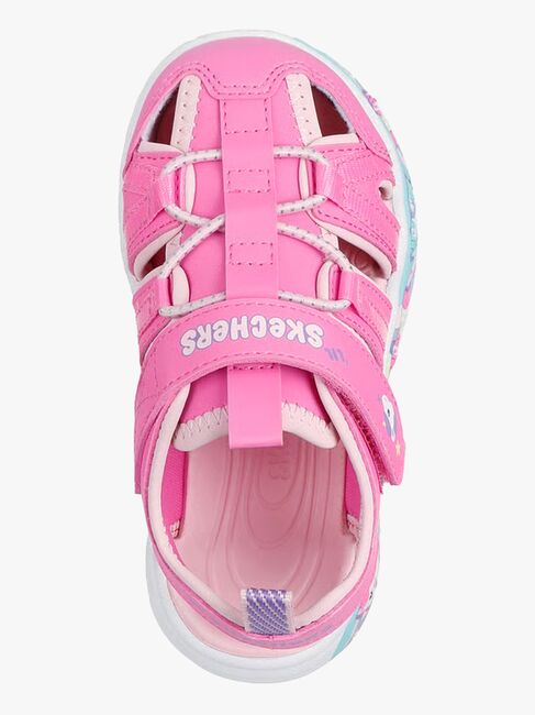 Skechers Play Scene Splash Cute Crew Sandalen, Pink