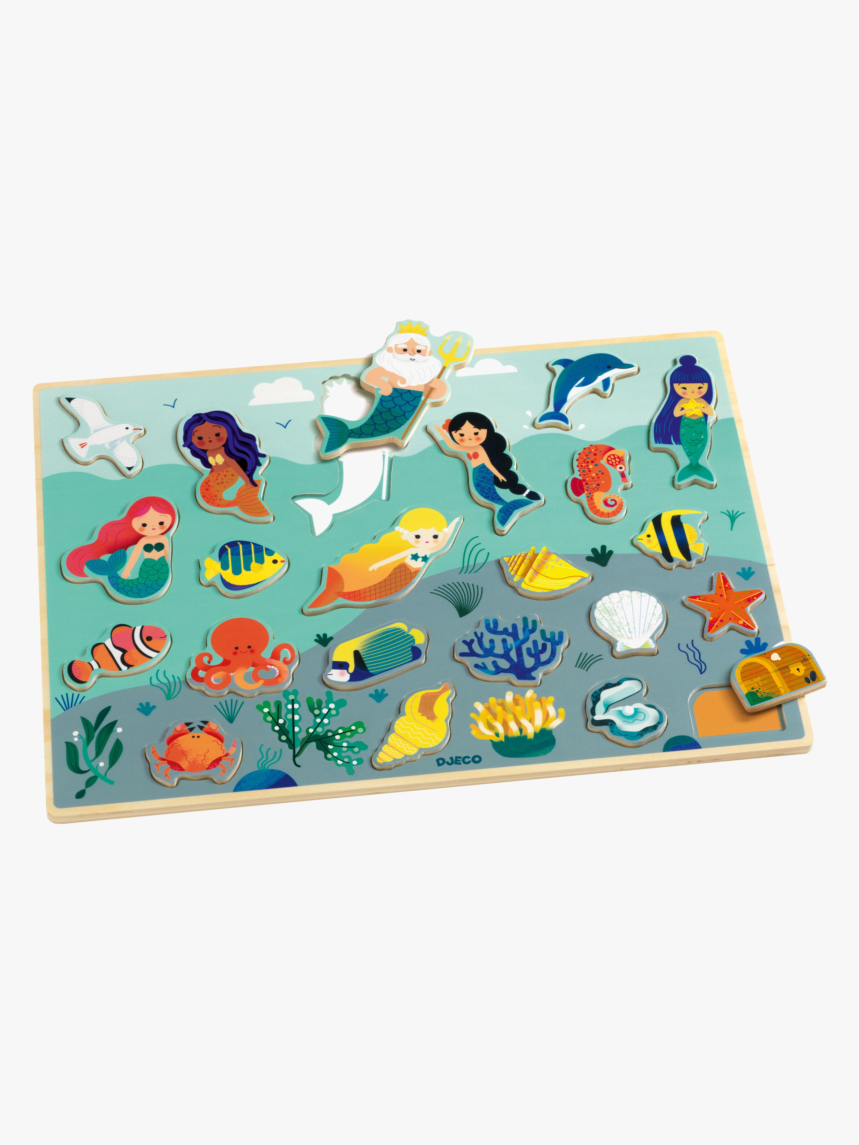 Djeco Holzpuzzle Sea 22 Teile