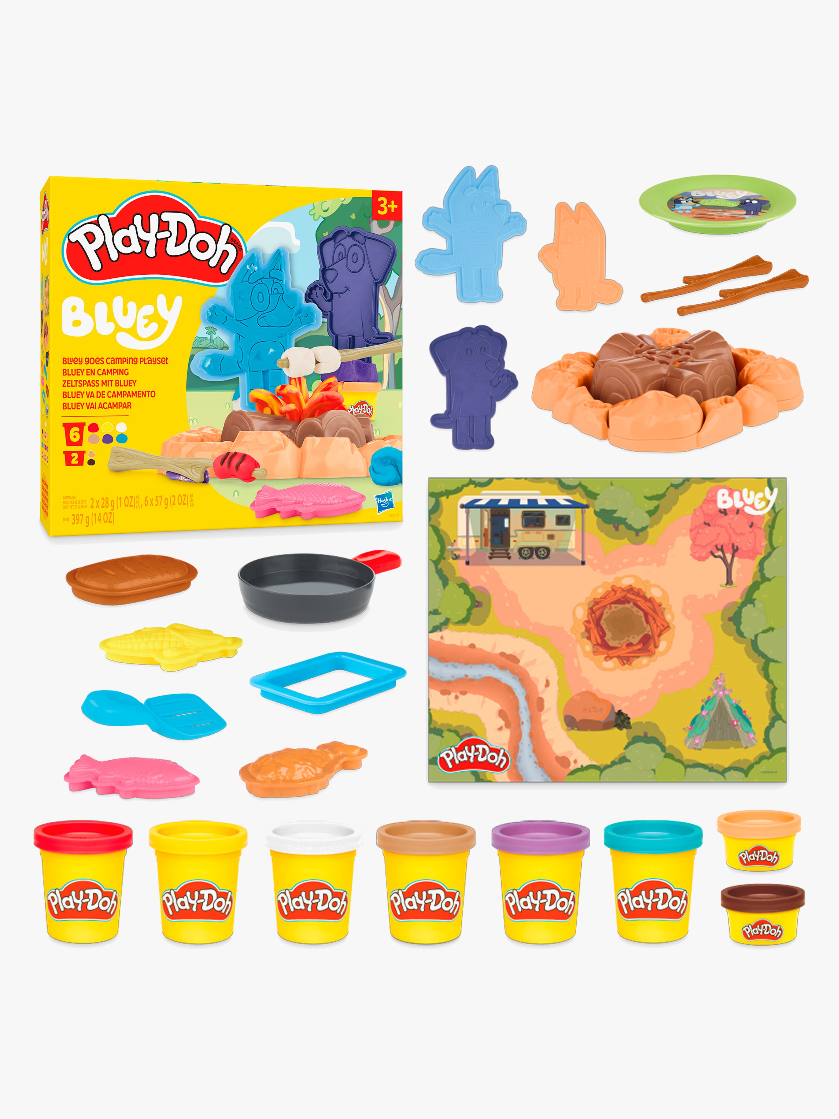 Bluey Spielknete Bluey Goes Camping