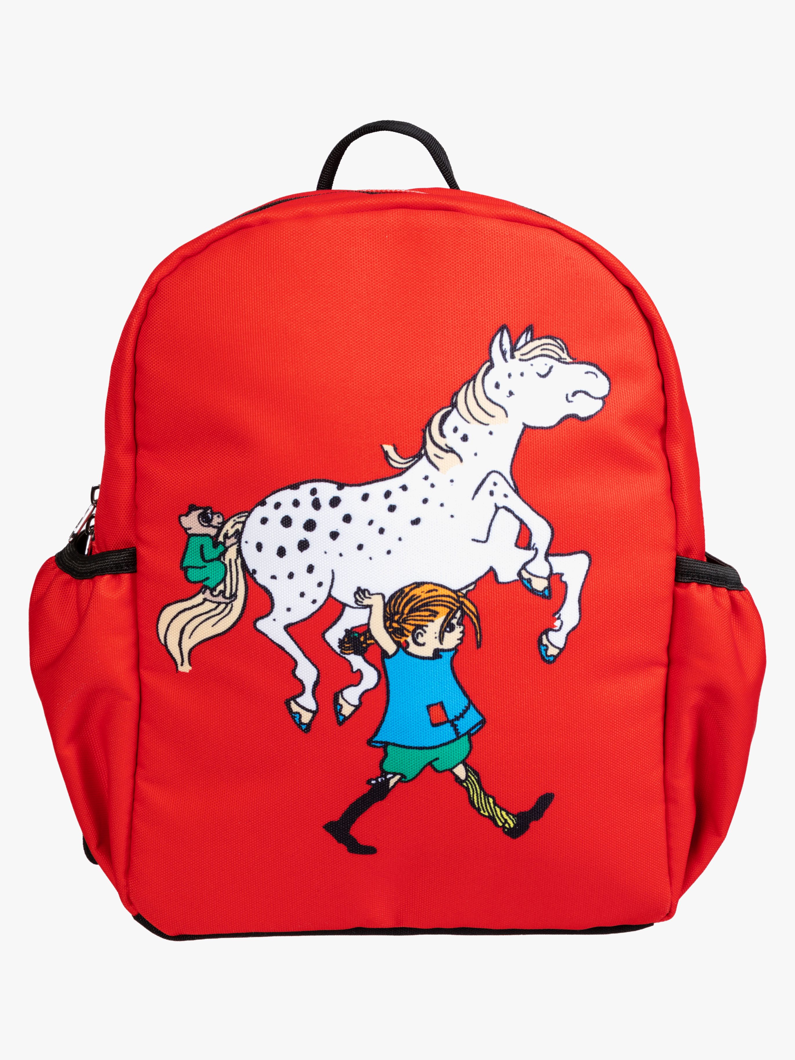 Pippi Langstrumpf Hoppsan Kinder Rucksack 7L, Rot