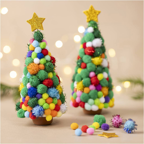 Creativ Company Kreativset DIY Weihnachtsbäume