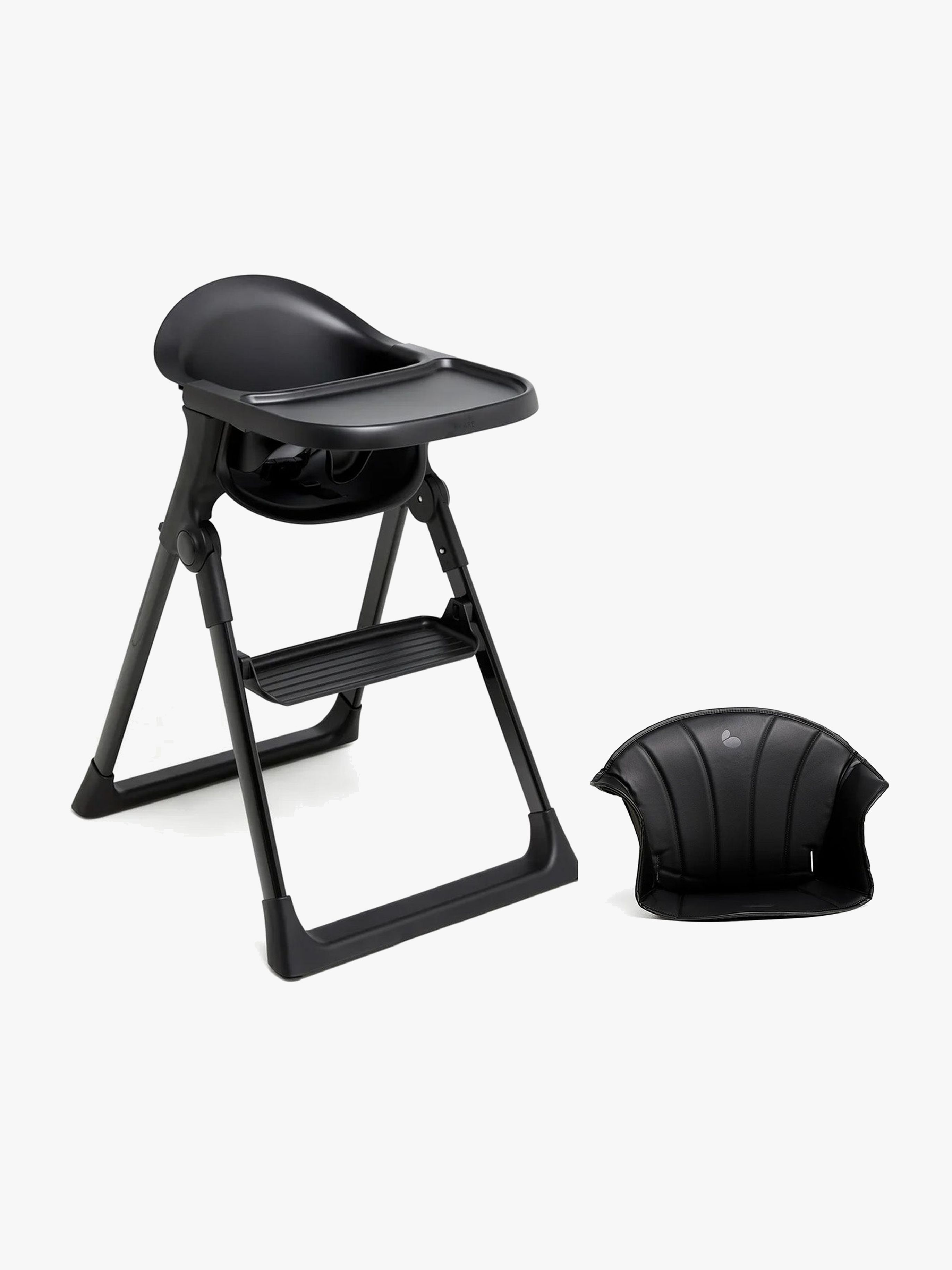 Beemoo CARE Harmony Hochstuhl inkl. Sitzkissen, All Black/Black