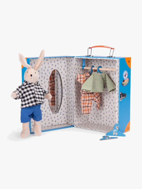 Moulin Roty Schrankkoffer mit Puppe Sylvain